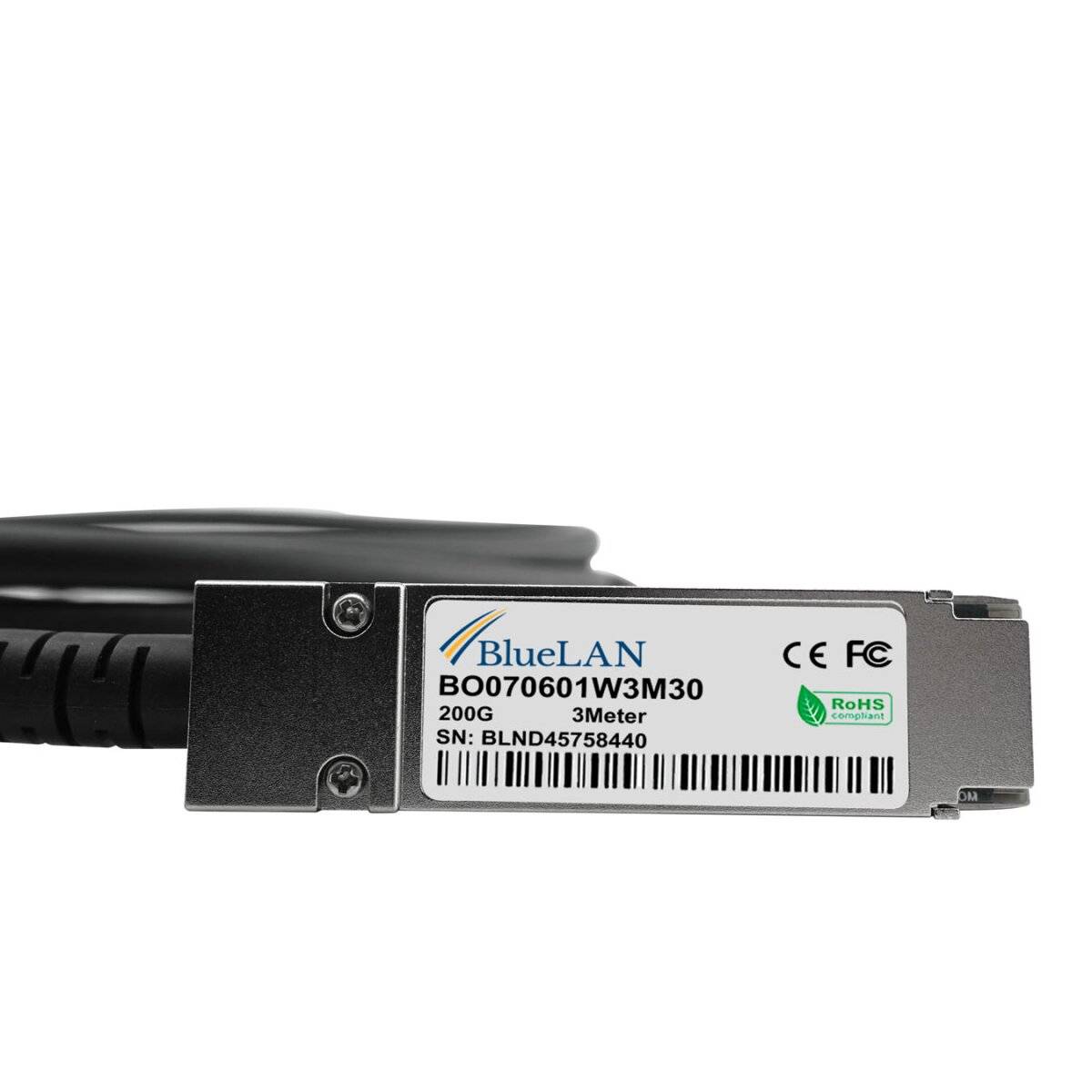 HPE P06248-B21 kompatibles BlueLAN QSFP56 DAC BO070601W1M30