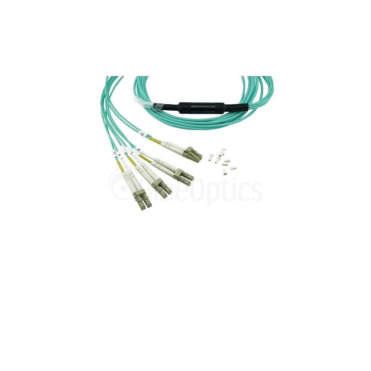 BlueOptics LWL MTP/4xLC Breakout Kabel OM3 1 Meter