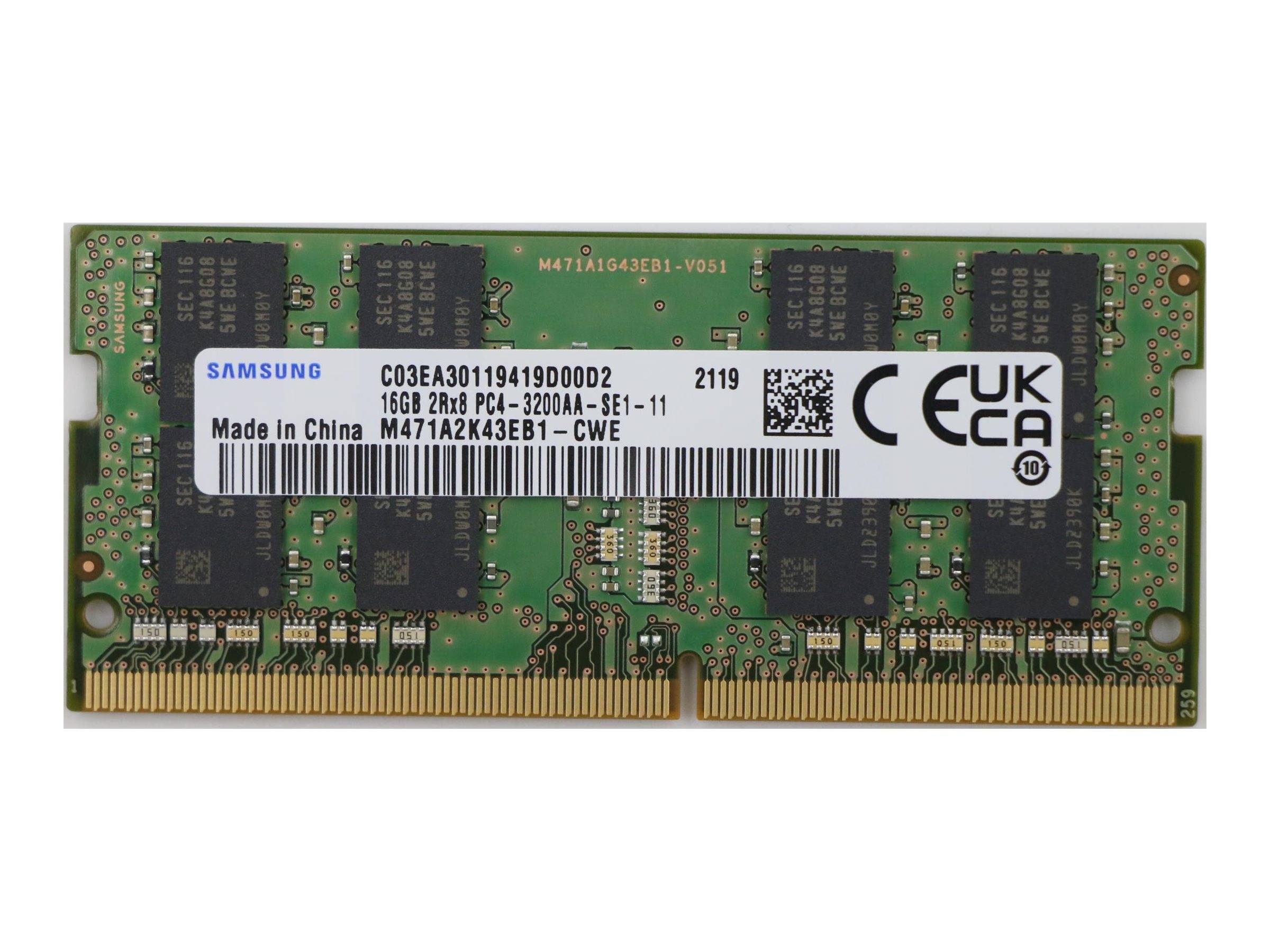 Lenovo SoDIMM 16GB DDR4.3200 Samsung - 16 GB - DDR4