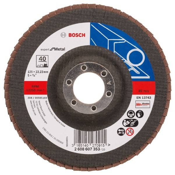 Bosch Power Tools Fächerschleifscheibe 2608607353