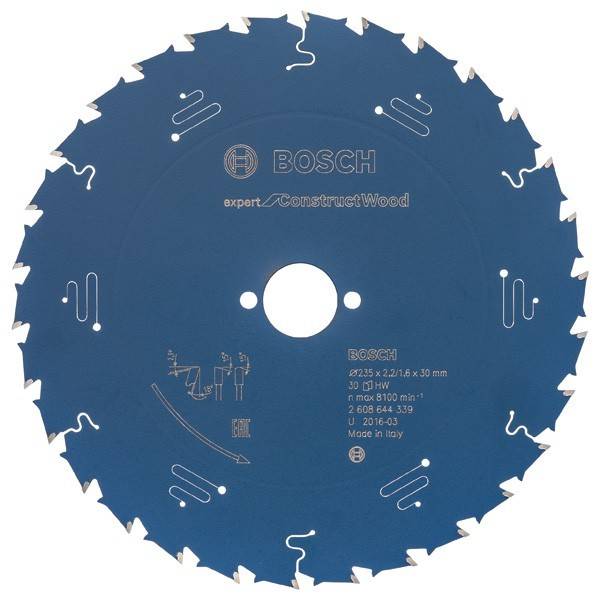 Bosch Power Tools Kreissägeblatt Const 2608644339
