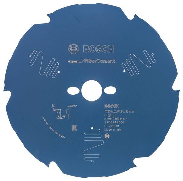 Bosch Power Tools Kreissägeblatt Fibre 2608644350