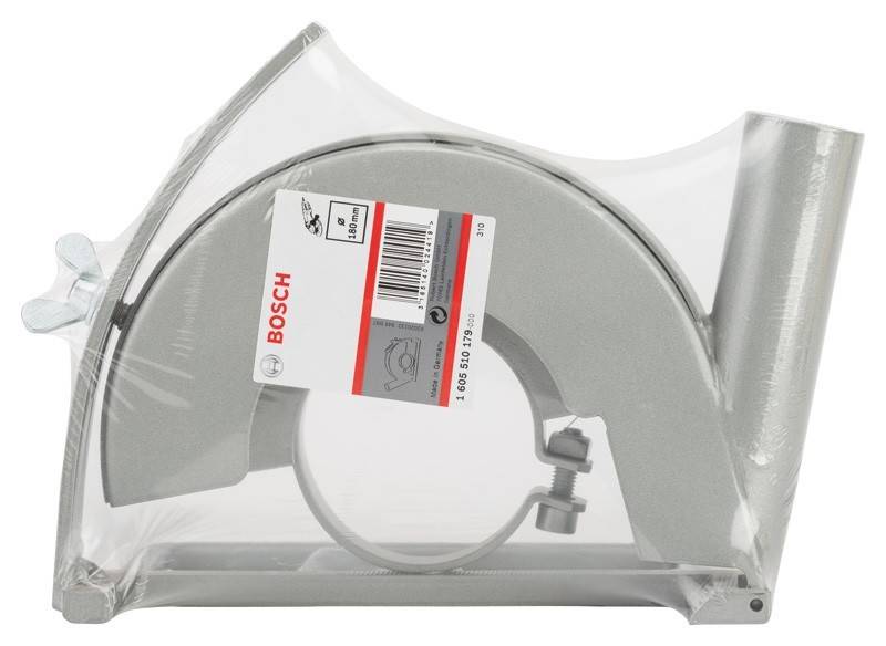 Absaughaube mit Bosch-Branding, konzipiert für Werkzeuge mit 48-230 mm, in klarer Plastikverpackung.