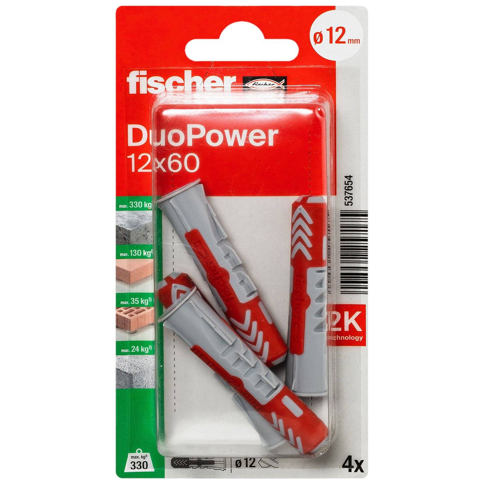 fischer DuoPower 12 x 60