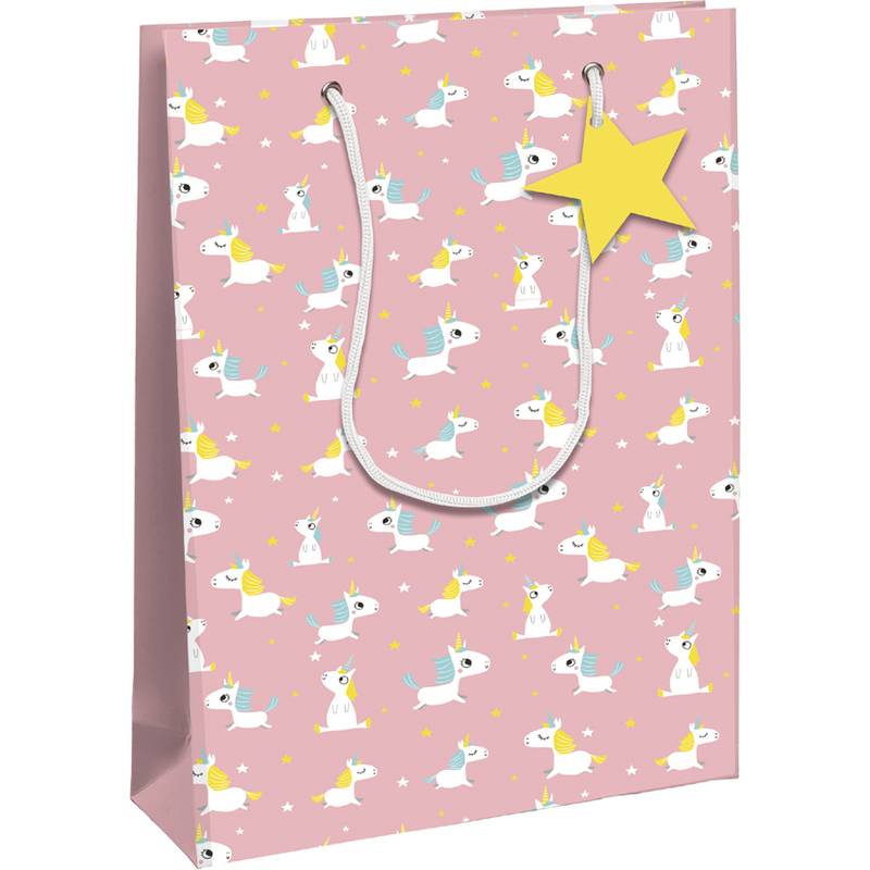 Clairefontaine Geschenktüte "Einhörner", mittel