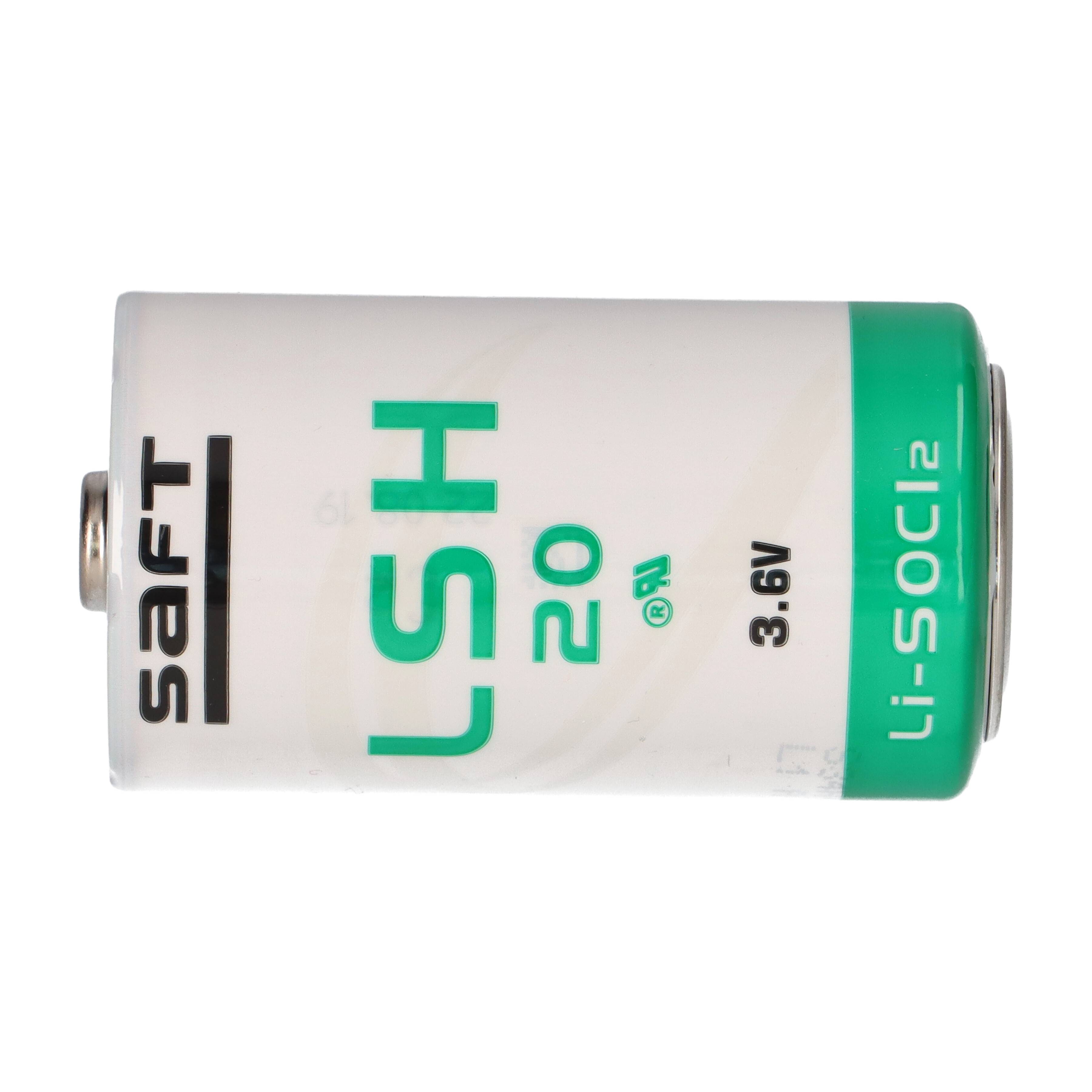 SAFT LSH20 (ER34615) – D/Mono Lithium-Thionylchlorid 3,6 V, 13.000 mAh – High-Rate