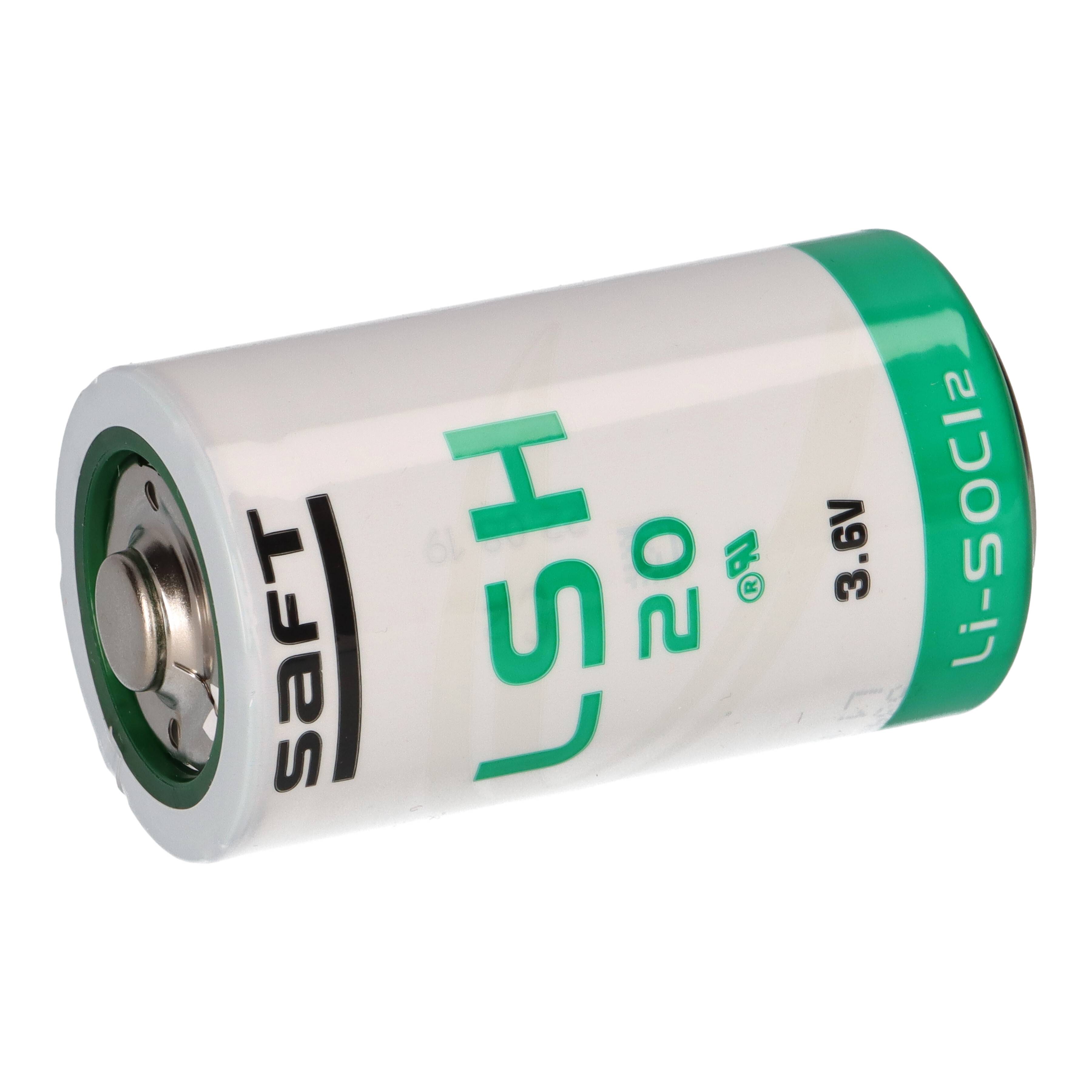 SAFT LSH20 (ER34615) – D/Mono Lithium-Thionylchlorid 3,6 V, 13.000 mAh – High-Rate