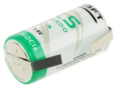 Saft Lithium 3,6V Batterie LS 26500 PLUS + LF U-Form C Zelle