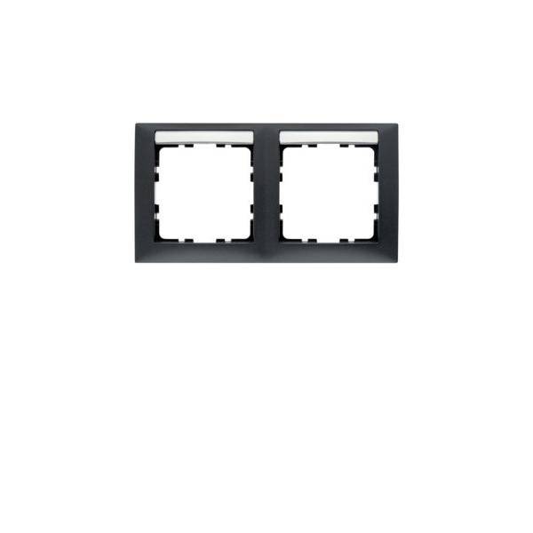 Berker Rahmen 2fach anth 10229969