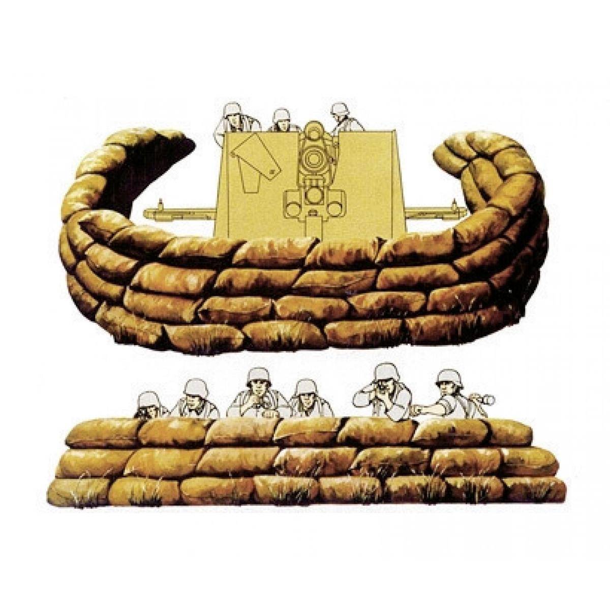 300035025 - Modellbausatz, 1:35 Diorama-Set Sandsäcke (36+12)