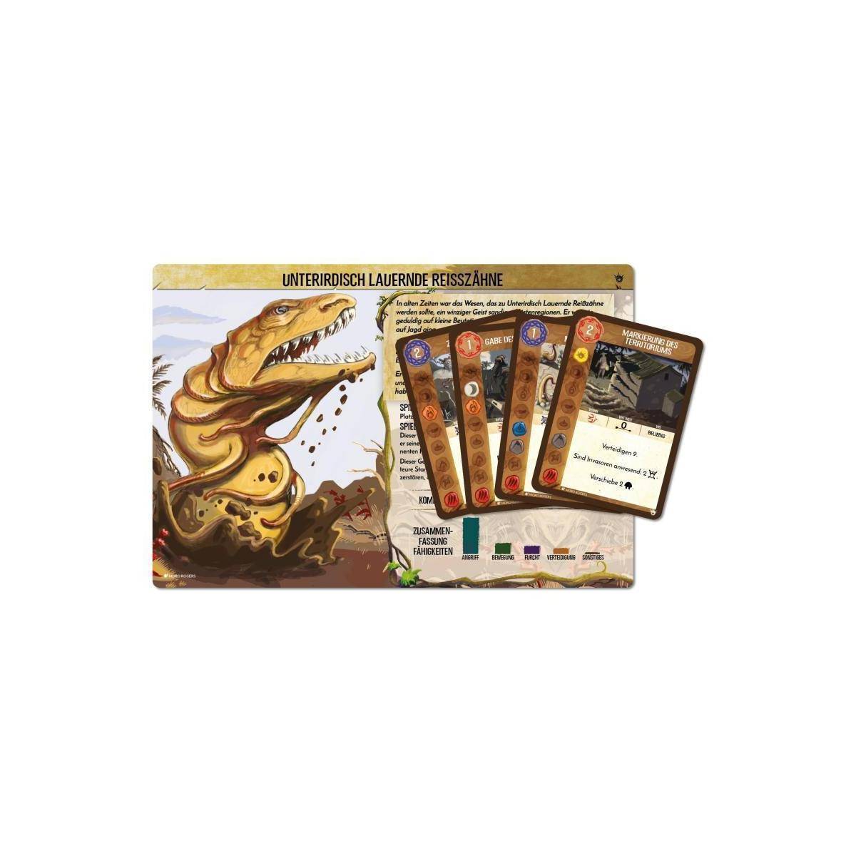 90019G - Spirit Island: Unterirdisch lauernde Reißzähne,ab 12 Jahren (DE-Erweiterung)