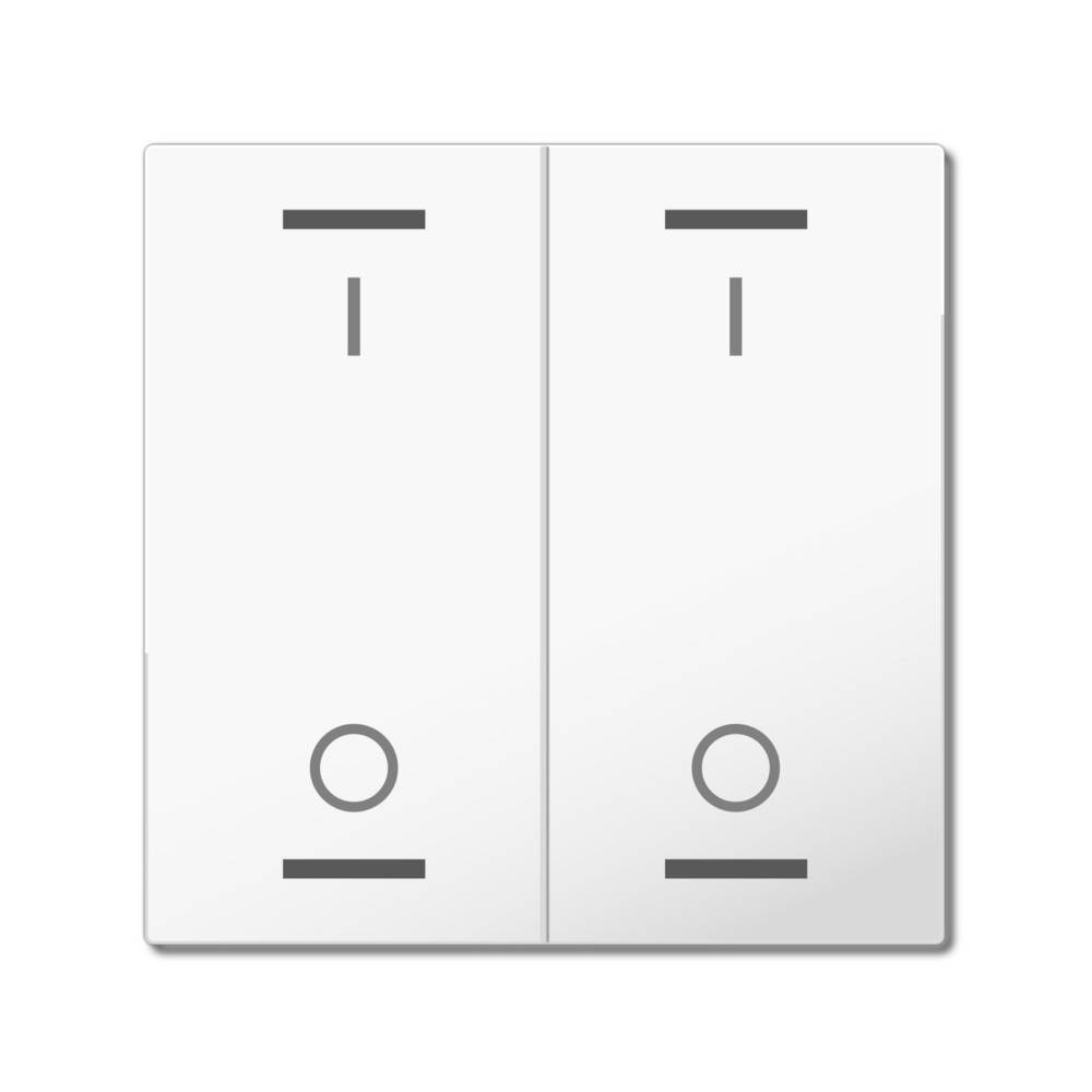 MDT technologies MDT Wippe KNXTasterLight55 BE-TAL55W202.B1