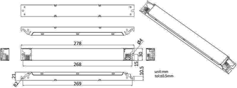 Houben LED-Treiber CUPOID LCCB 100