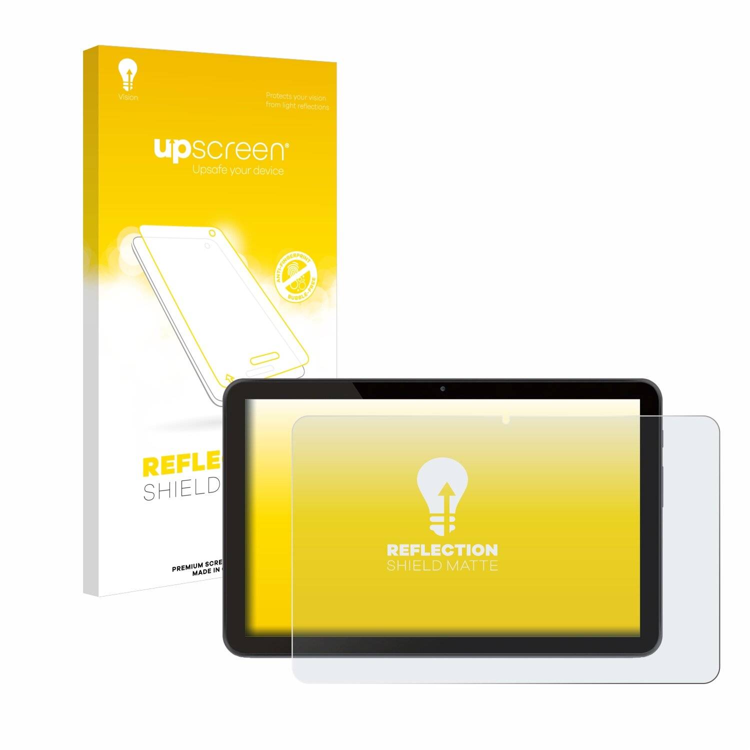 upscreen Reflection Shield Matt Schutzfolie für Peaq PET