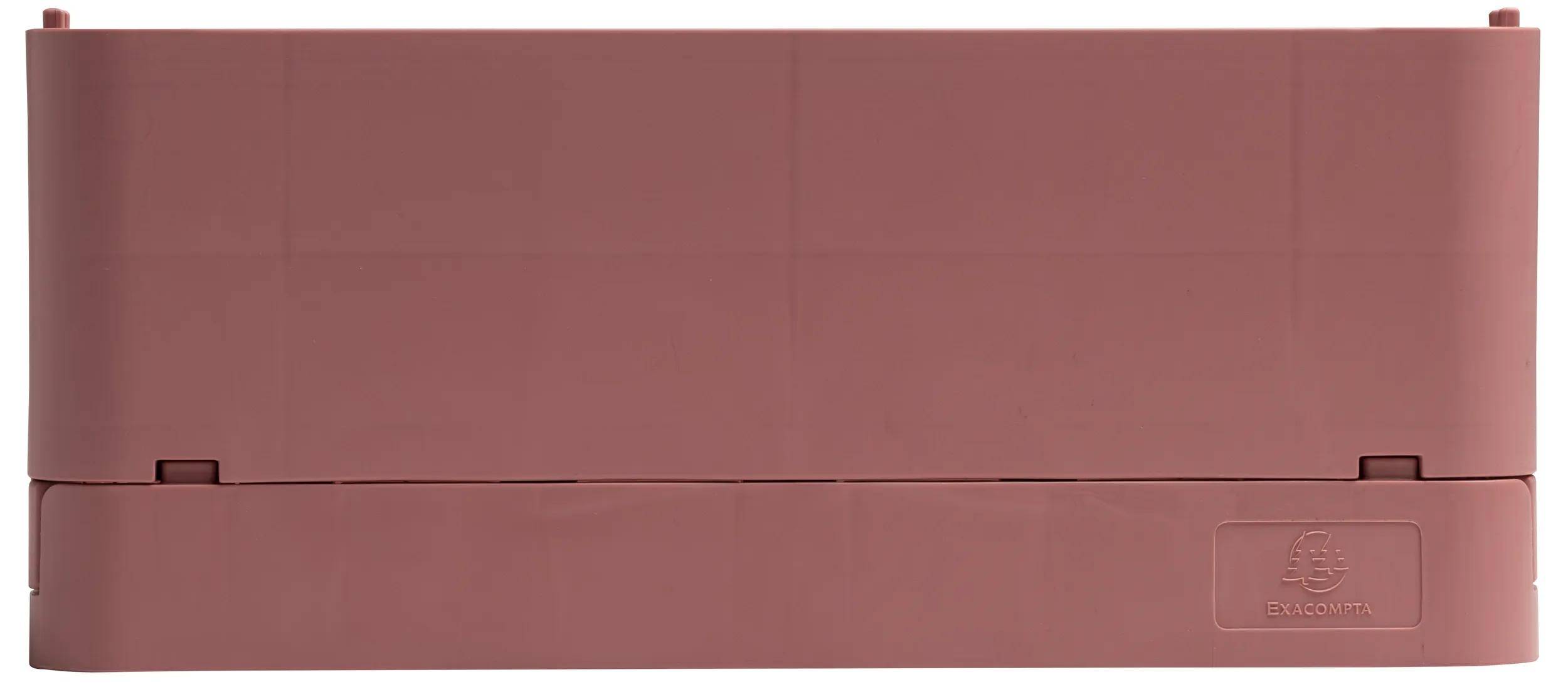 Eine blaue Vase mit einer glatten Oberfläche hat eine runde Öffnung in der Nähe der Oberseite.