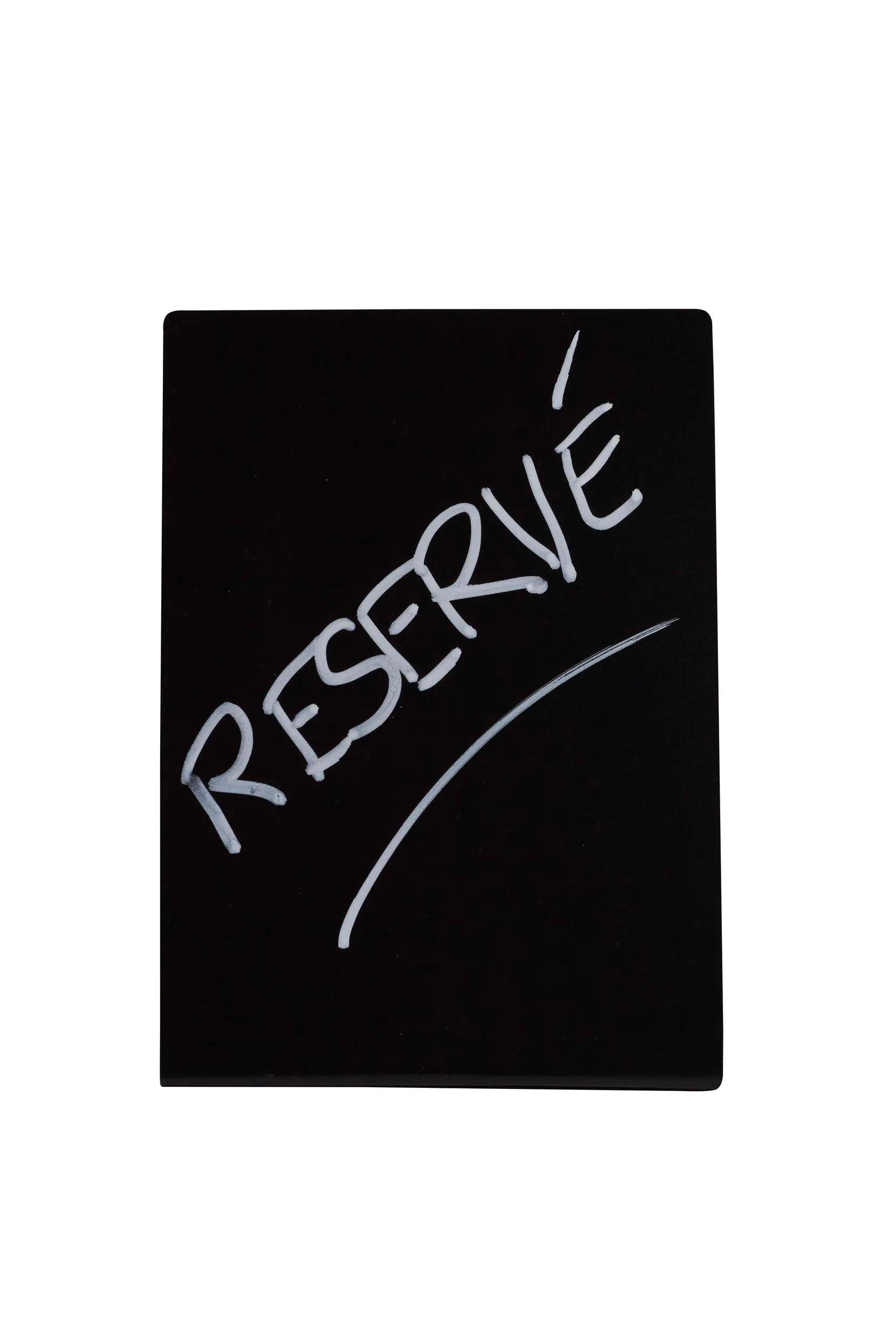 Exacompta 20x geneigte Schiefertafel A6 - Schwarz - 86230D