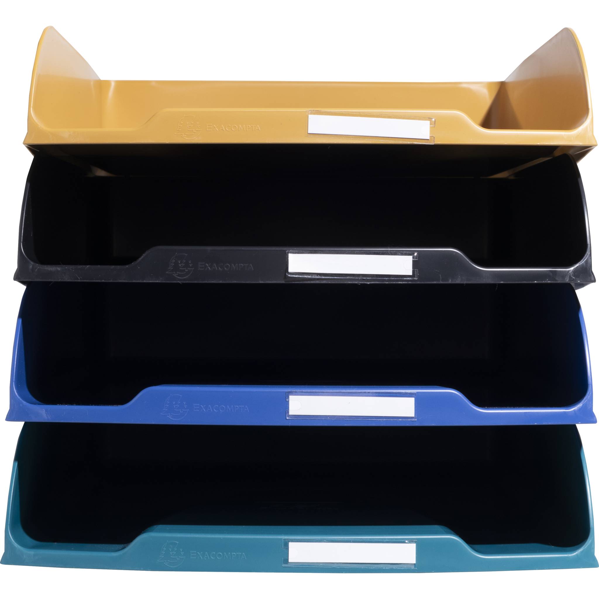 Exacompta Set mit 4 Briefablagen Combo Styli, Neo Deco - sortiert - 111505SETD