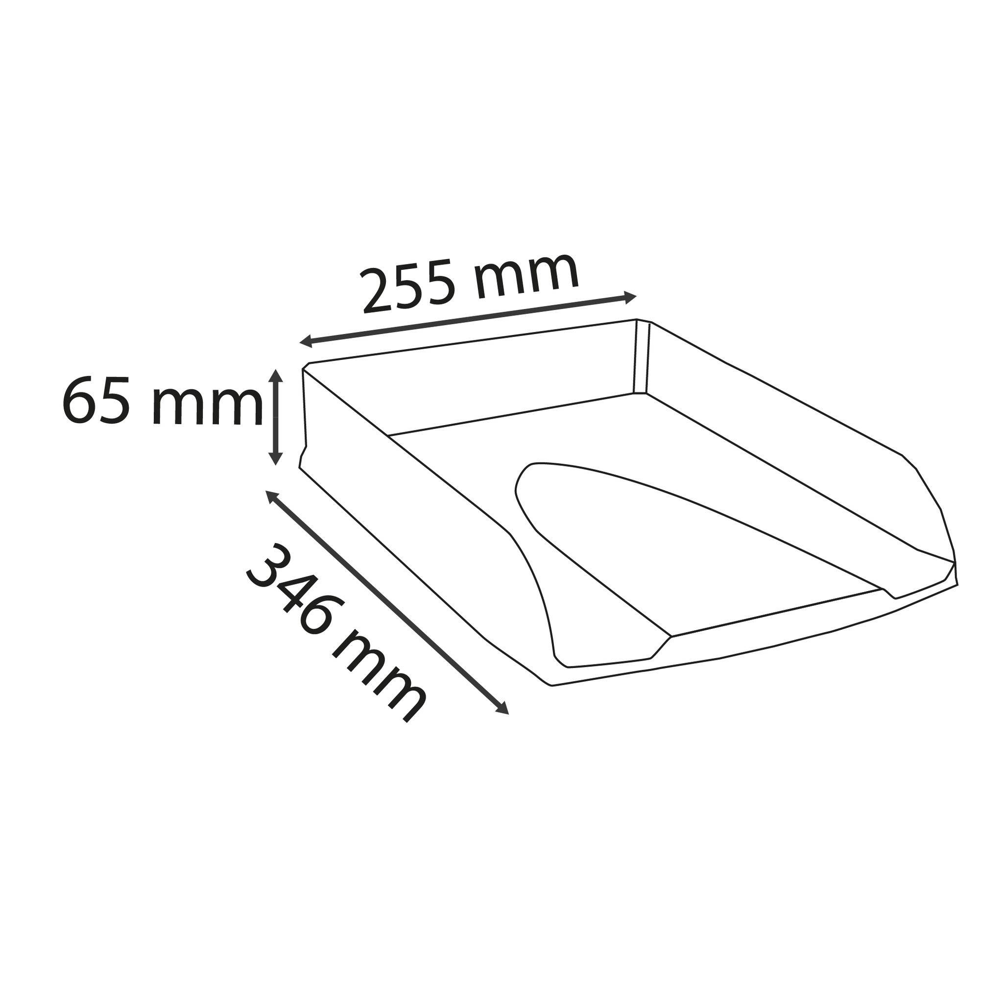 Exacompta Set mit 4 Briefablagen Combo Styli, Skandi - sortiert - 111606SETD