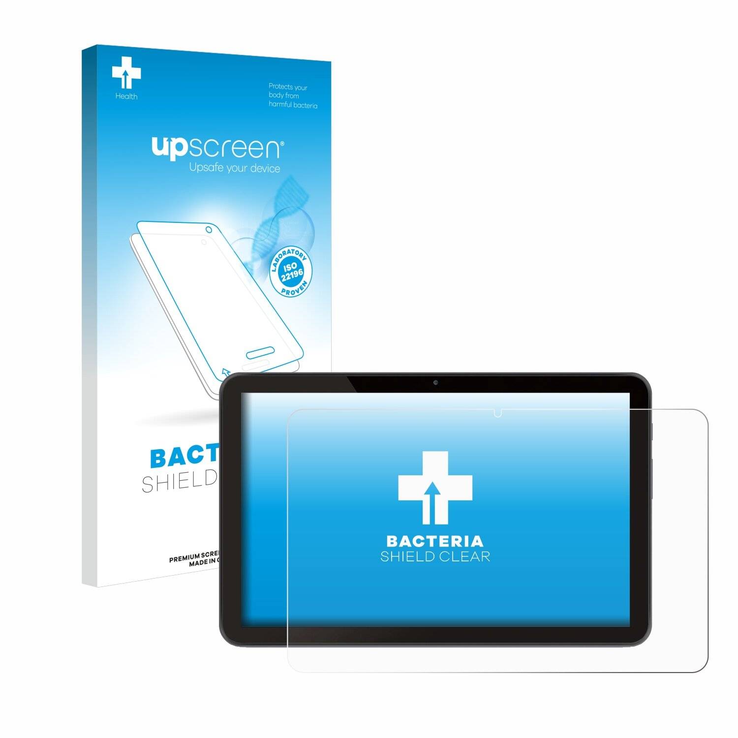 upscreen Bacteria Shield Schutzfolie für Peaq PET 102 -
