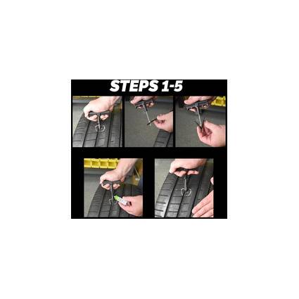 Schritt-für-Schritt-Fotos mit den Bezeichnungen „SCHRITTE 1-5