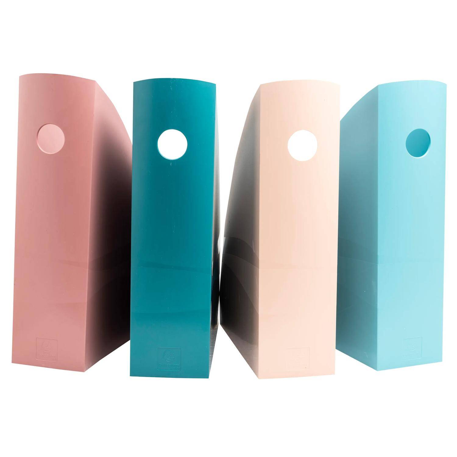 Exacompta Set mit 4 Mag Cube, Stehsammler, Skandi - Farben sortiert - 182606SETD