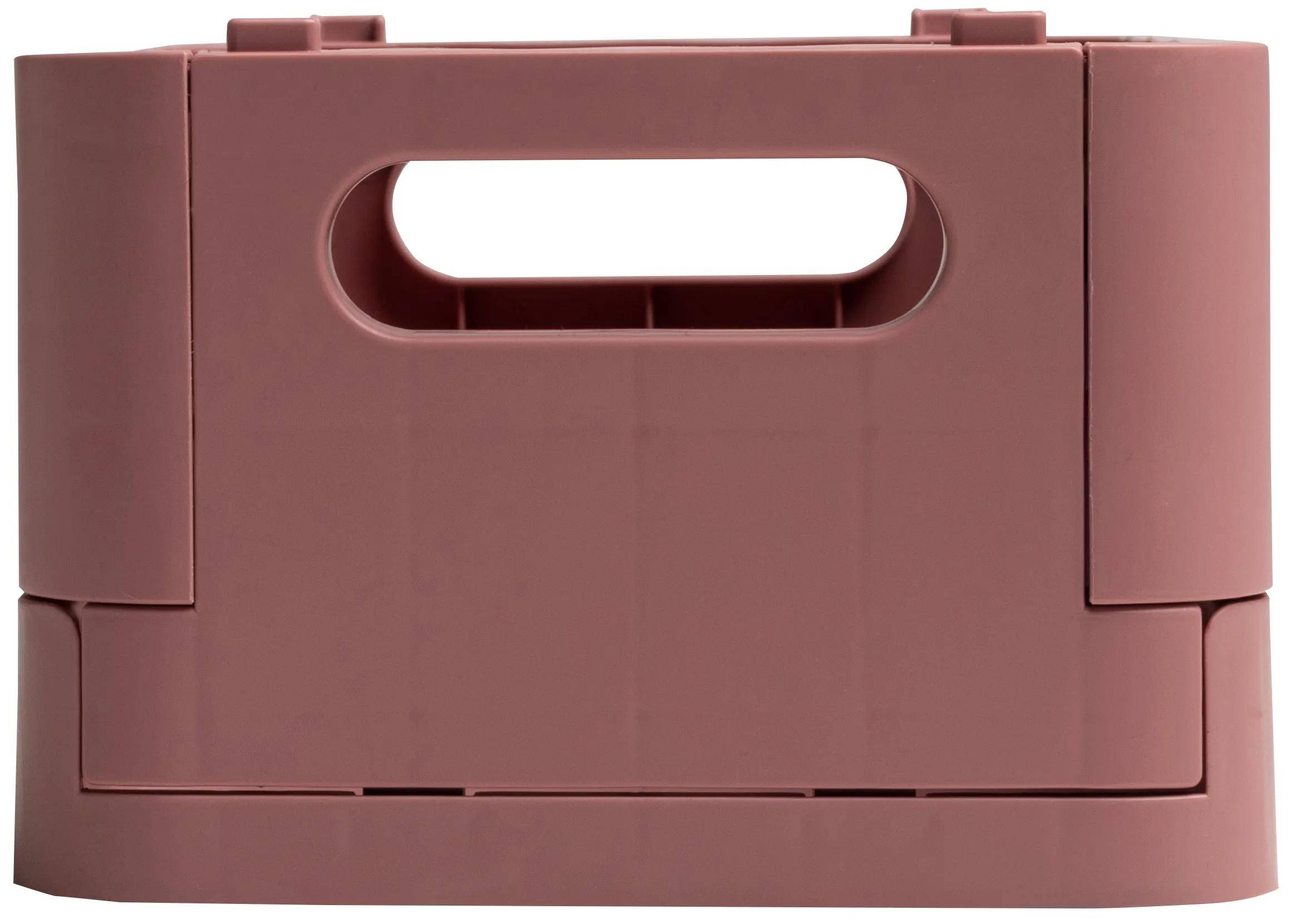 Exacompta 4x The Smart Case, klappbare Mini-Box A6+, Skandi - Altrosa - 27038D