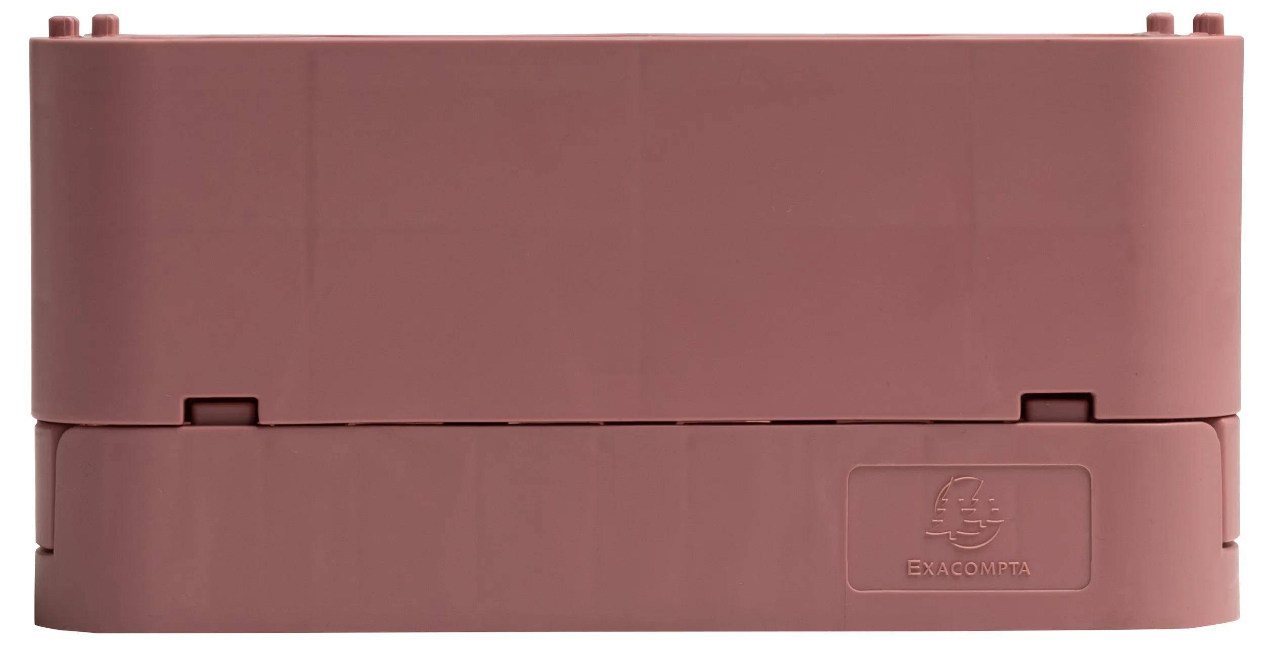 Rhodia-Notizblockumschlag mit Markenlogo, Website und Produktdetails: 80 Blätter, 5x5 Raster, 10,5x8 Zoll, PEFC-zertifiziert.