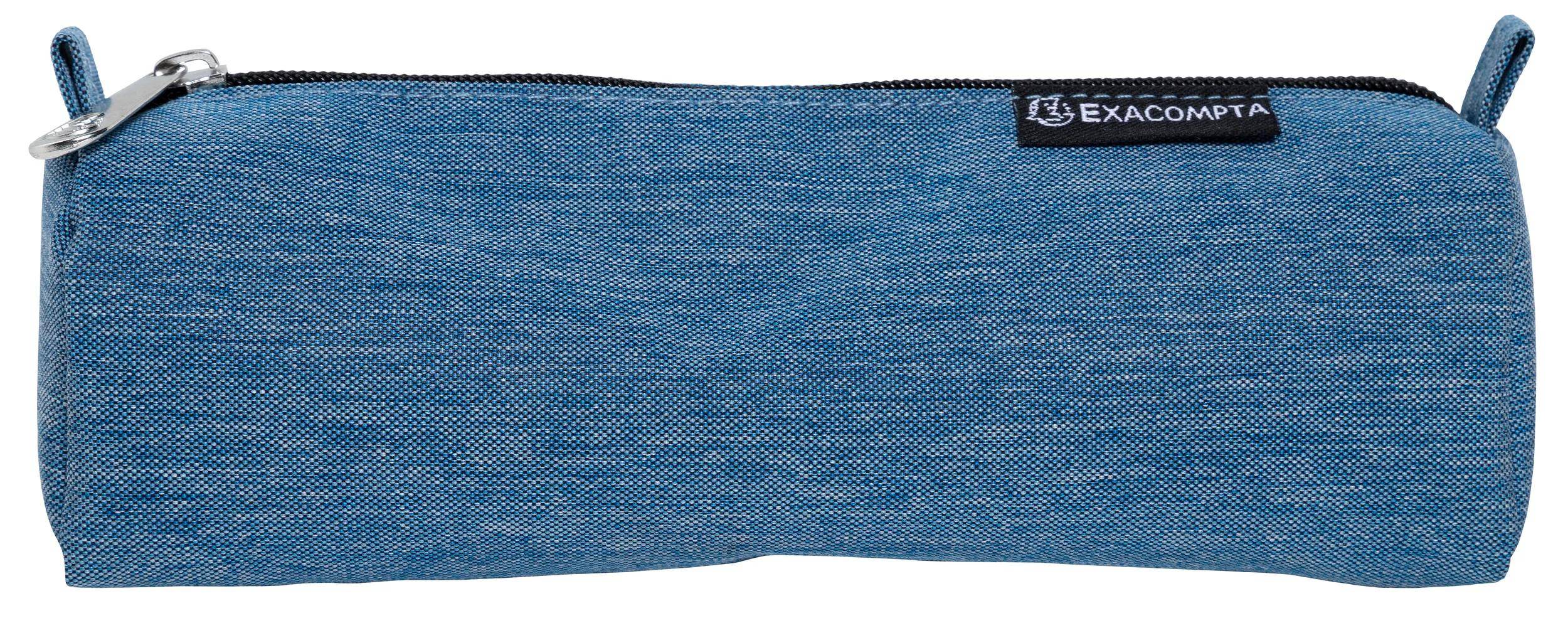 Exacompta 6x Schlampermäppchen mittelrund Denim 500 21x6x75 cm 3 sortiert 52780E
