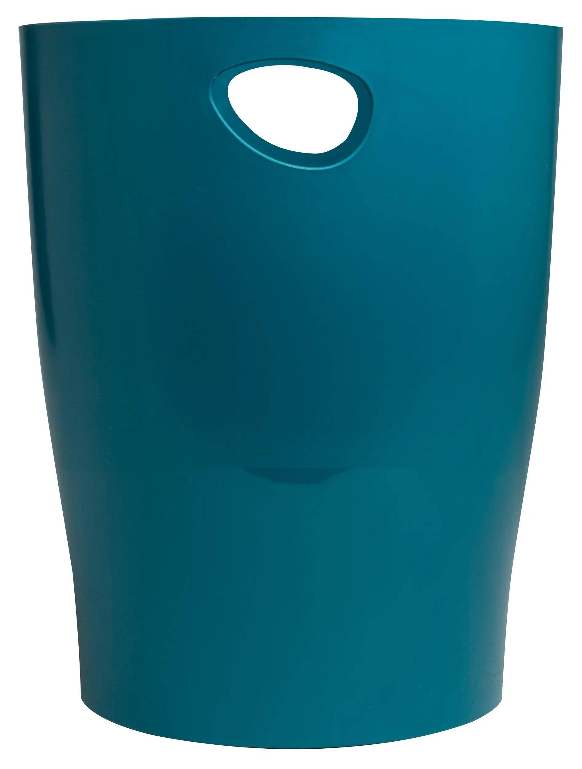 Exacompta 8x Papierkorb Ecobin, Neo Deco - Bleu canard - 45328D