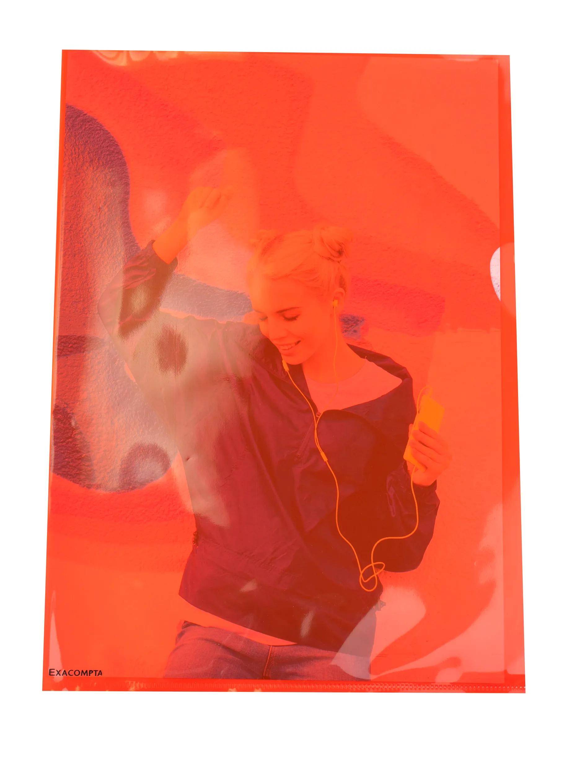 Exacompta 10x Pack 100 Sichthüllen A4 PP glatt Premium-Qualität sortiert 56121E