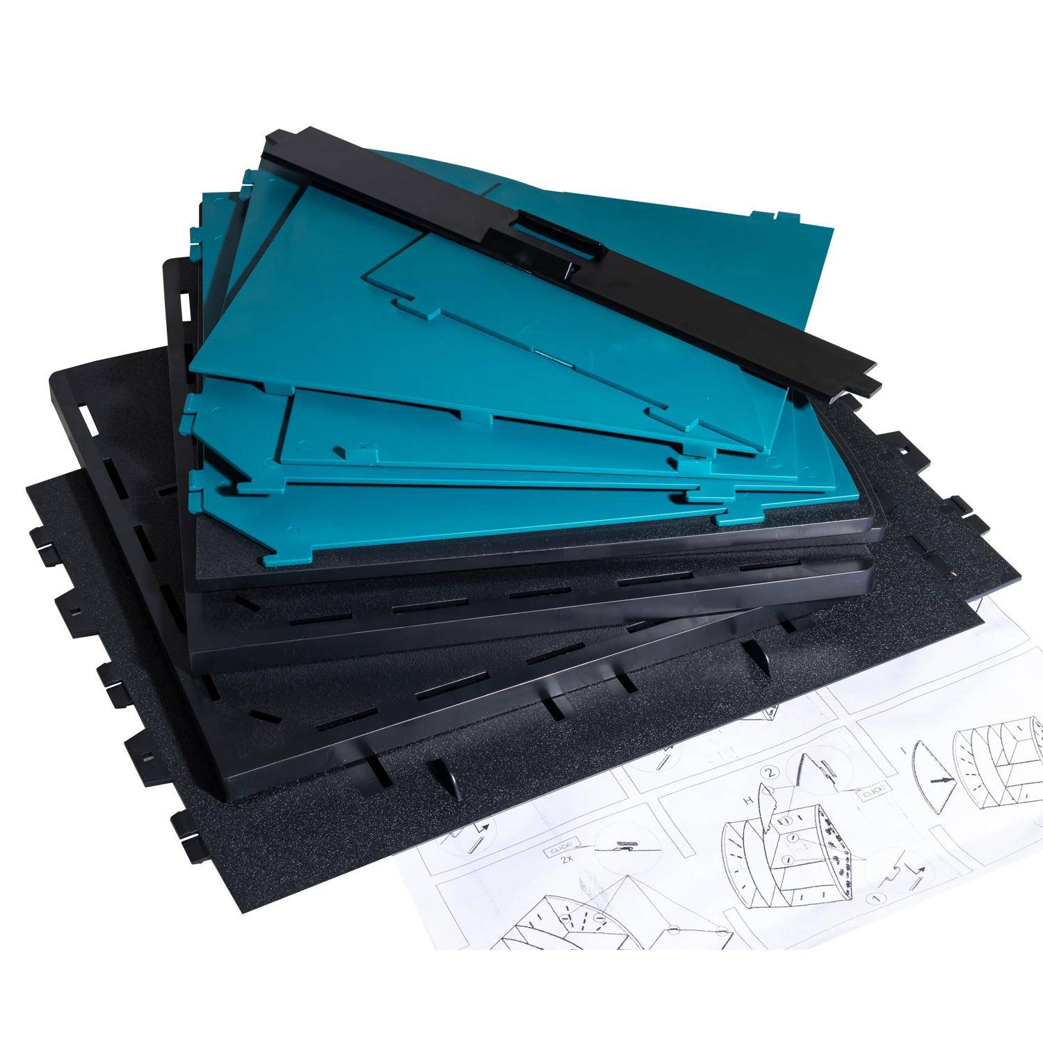 Exacompta The Organizer, Desktop-Organizer, Neo Deco - Farben sortiert - 394505D