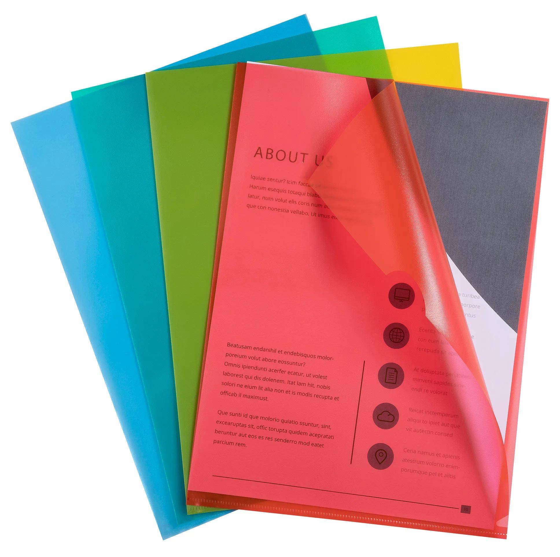 Exacompta 10x Pack 100 Sichthüllen A4 PP genarbt ökonomisch sortiert 57119E