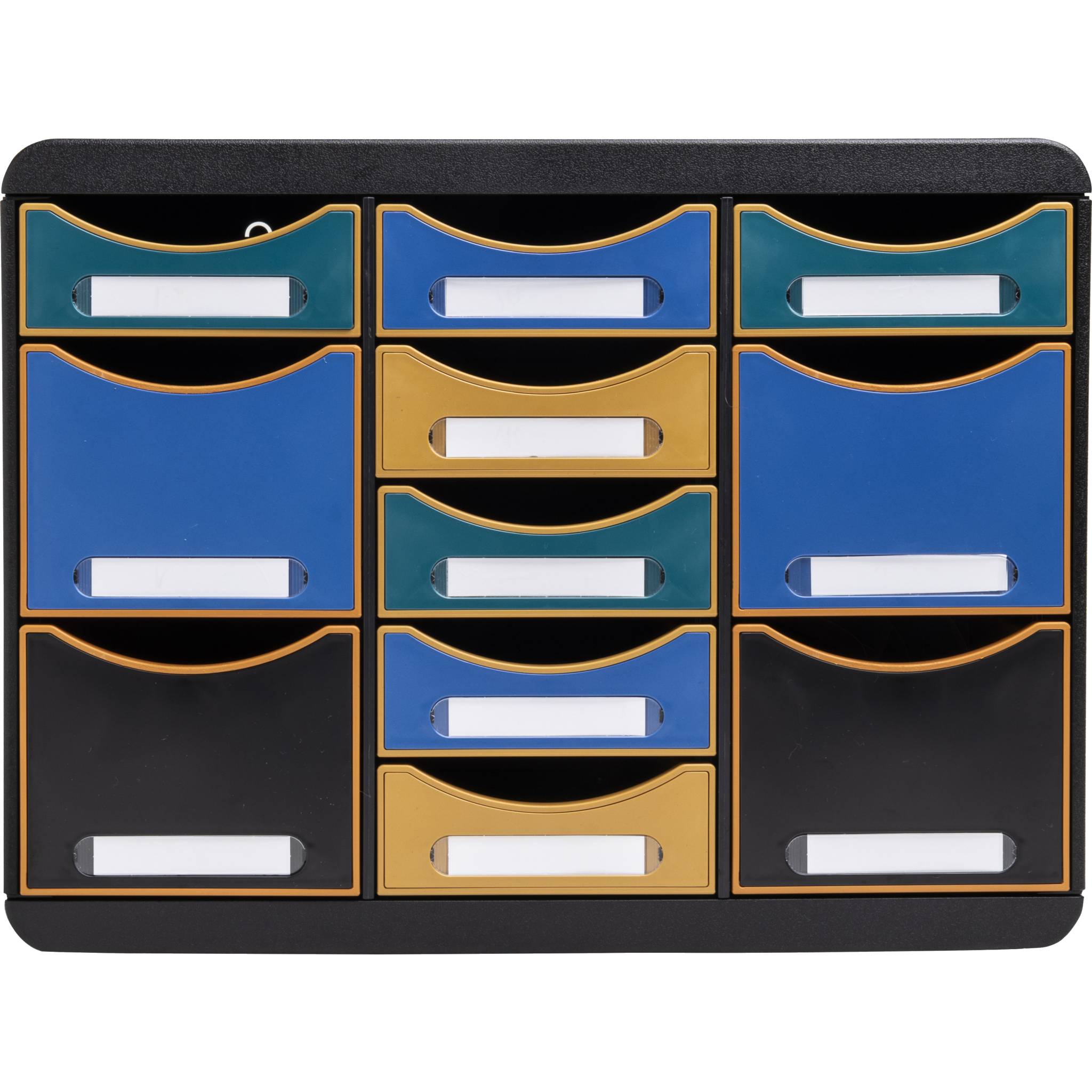 Exacompta Store Box Multi Schubladenbox +11 Schubladen Neo Deco sortiert 313505D