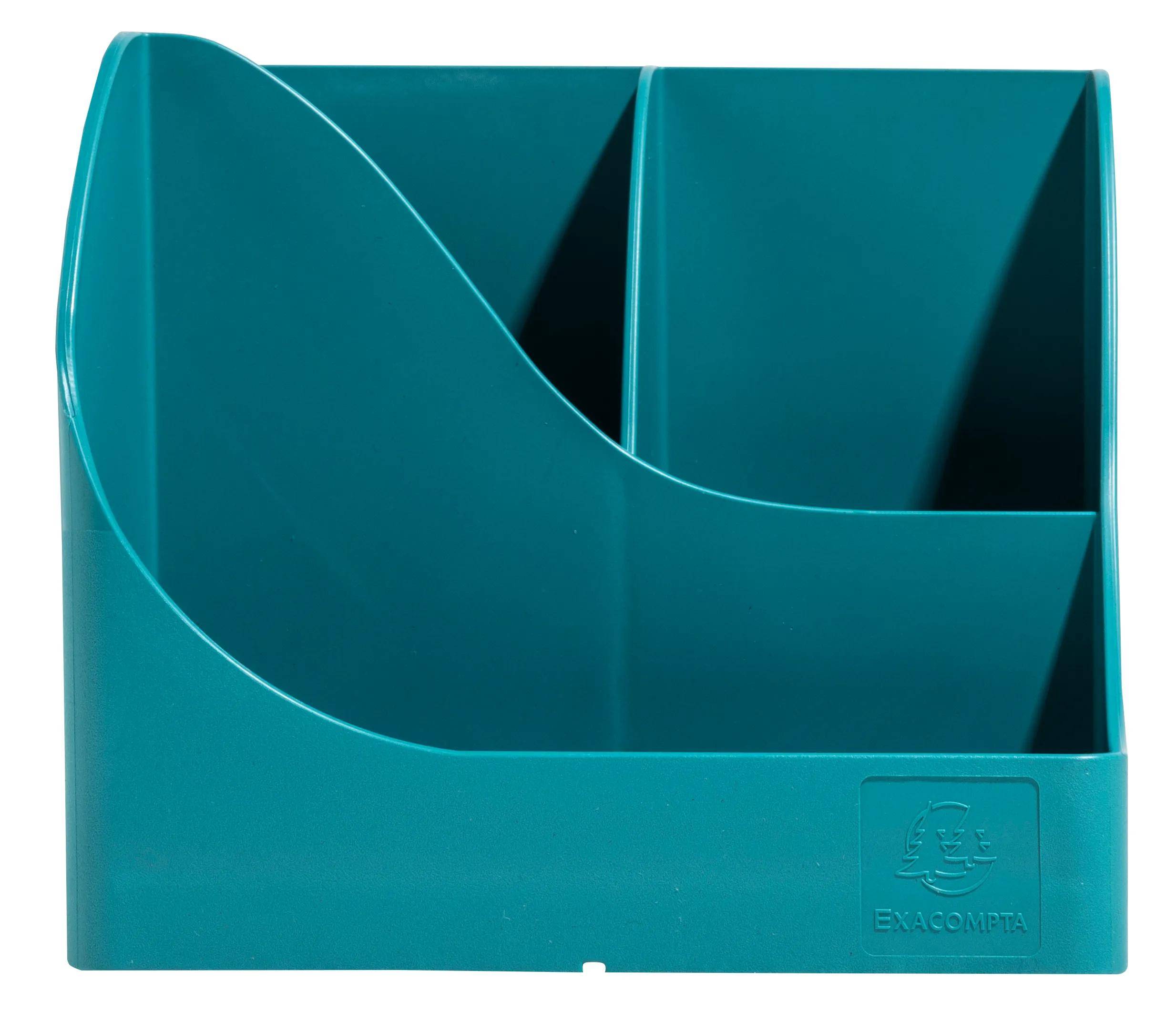 Exacompta 4x Stifteköcher Pen Wave, Skandi - Bleu Pacifique - 69534D