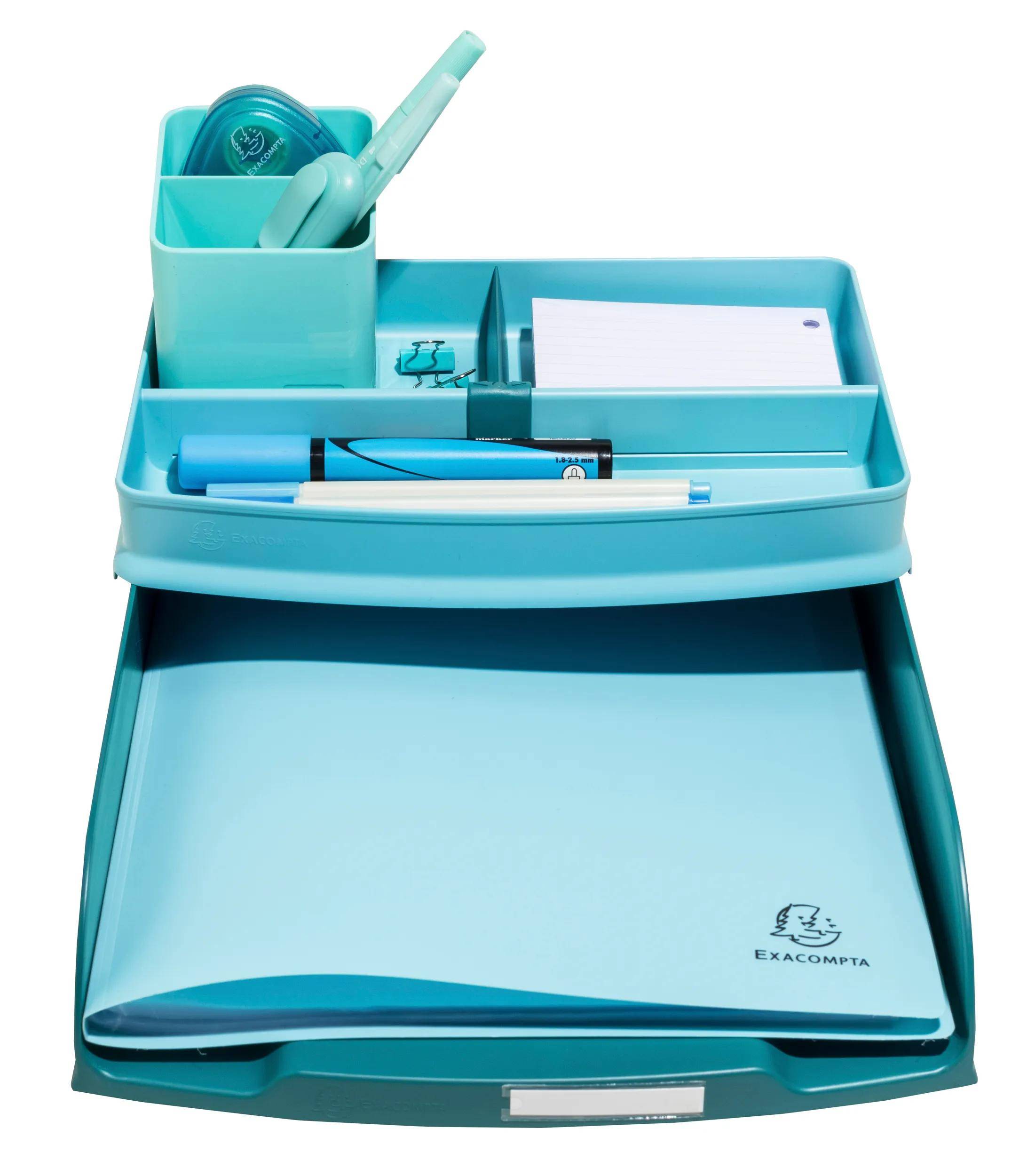 Exacompta 6x Briefablage Combo Styli, Skandi - Bleu Pacifique - 11134D