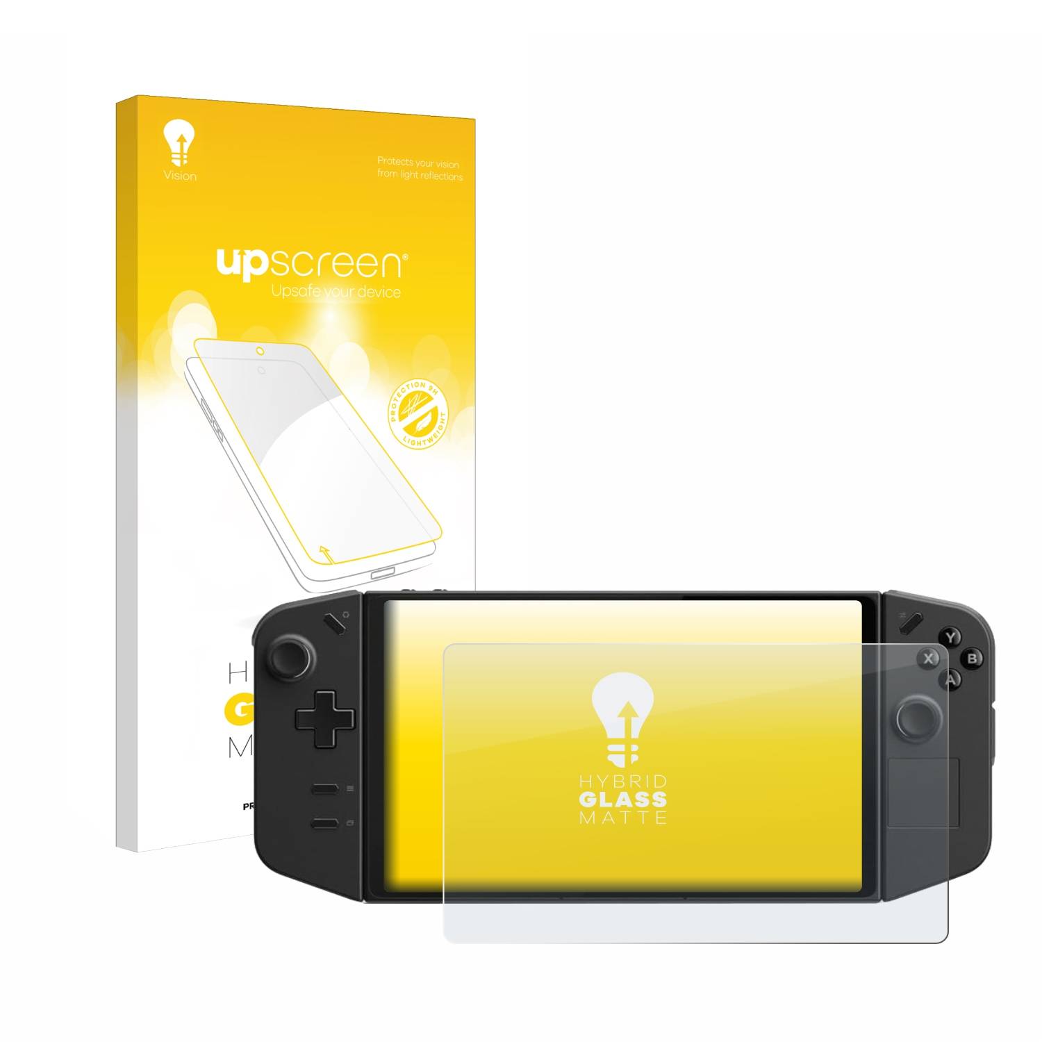 upscreen Hybrid Glas Matt Panzer-Folie für Lenovo Legion Go