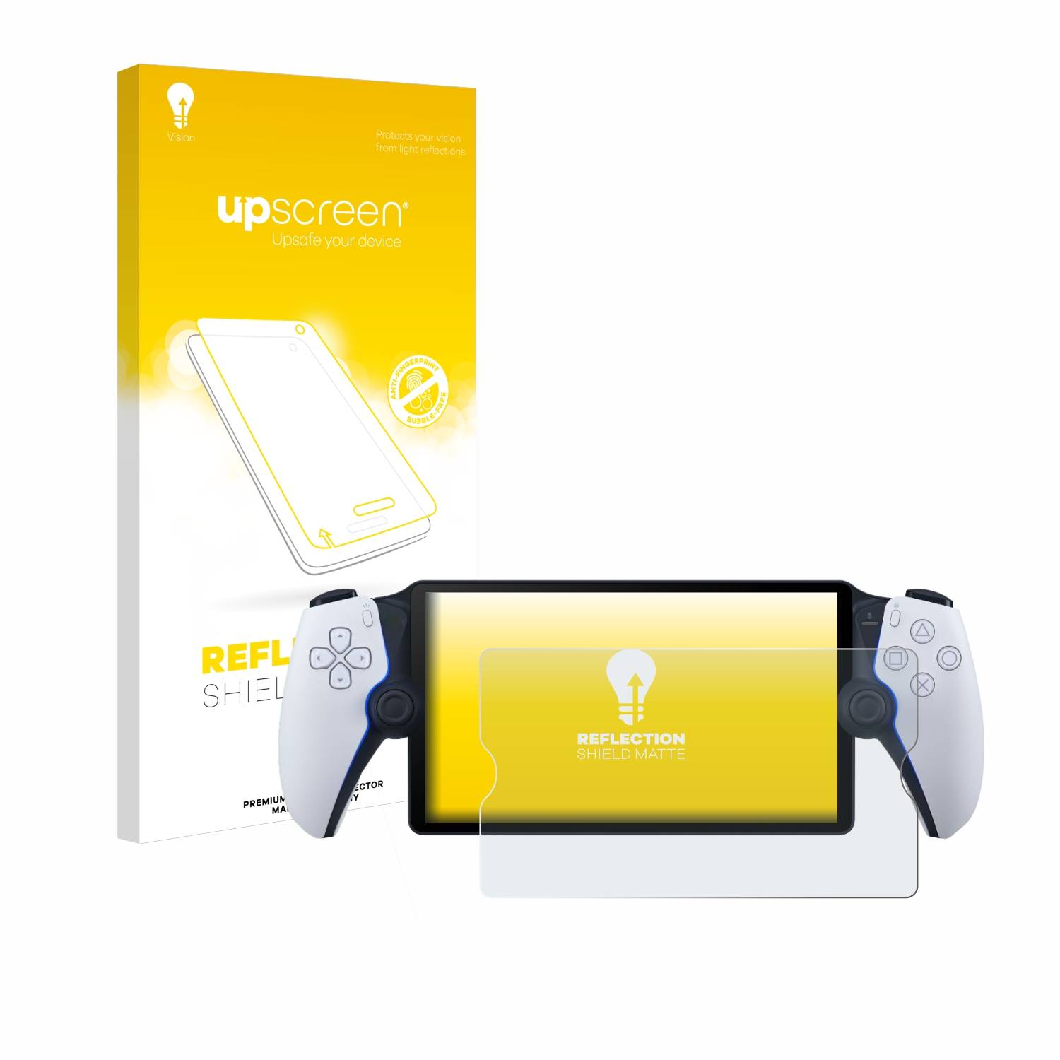 upscreen Reflection Shield Matt Schutzfolie für Sony Playstation Portal