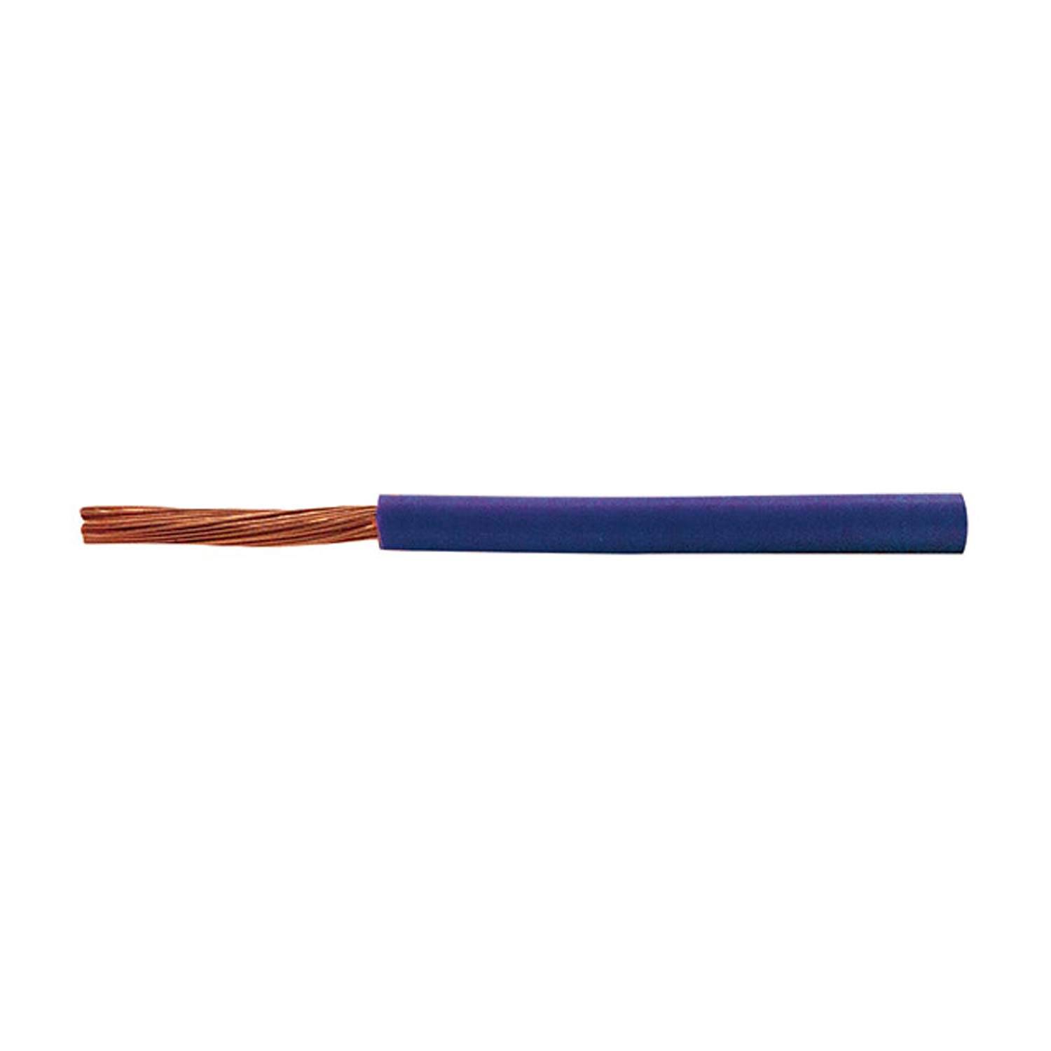 26395 HELU KABEL H07V-K 1X1,5mm² UBU (ultramarinblau) Einzelader PVC ultramarinblau AD 3,4mm VPE 100,0 Meter