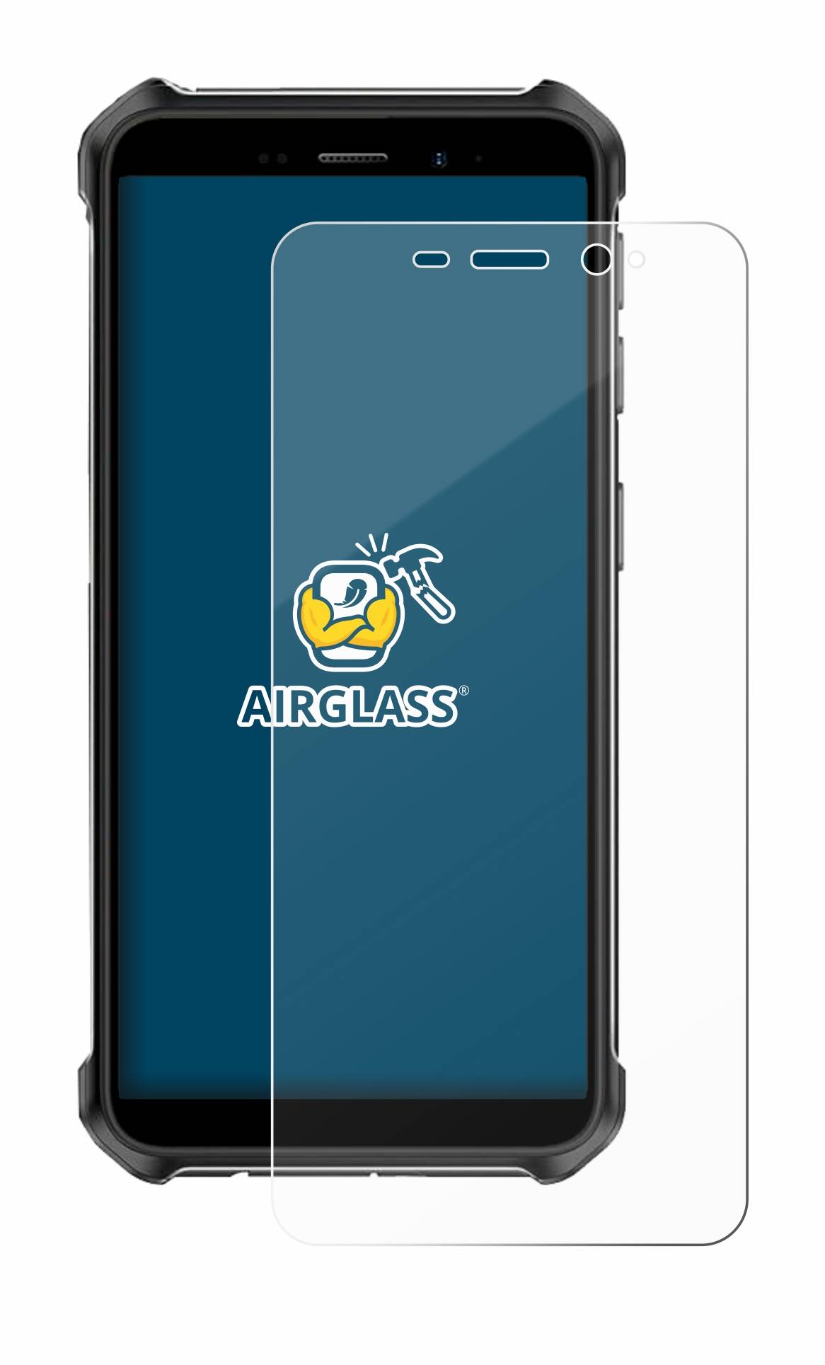 BROTECT AirGlass Glas Panzer-Folie für Ulefone Armor X12 Pro - Schutzglas