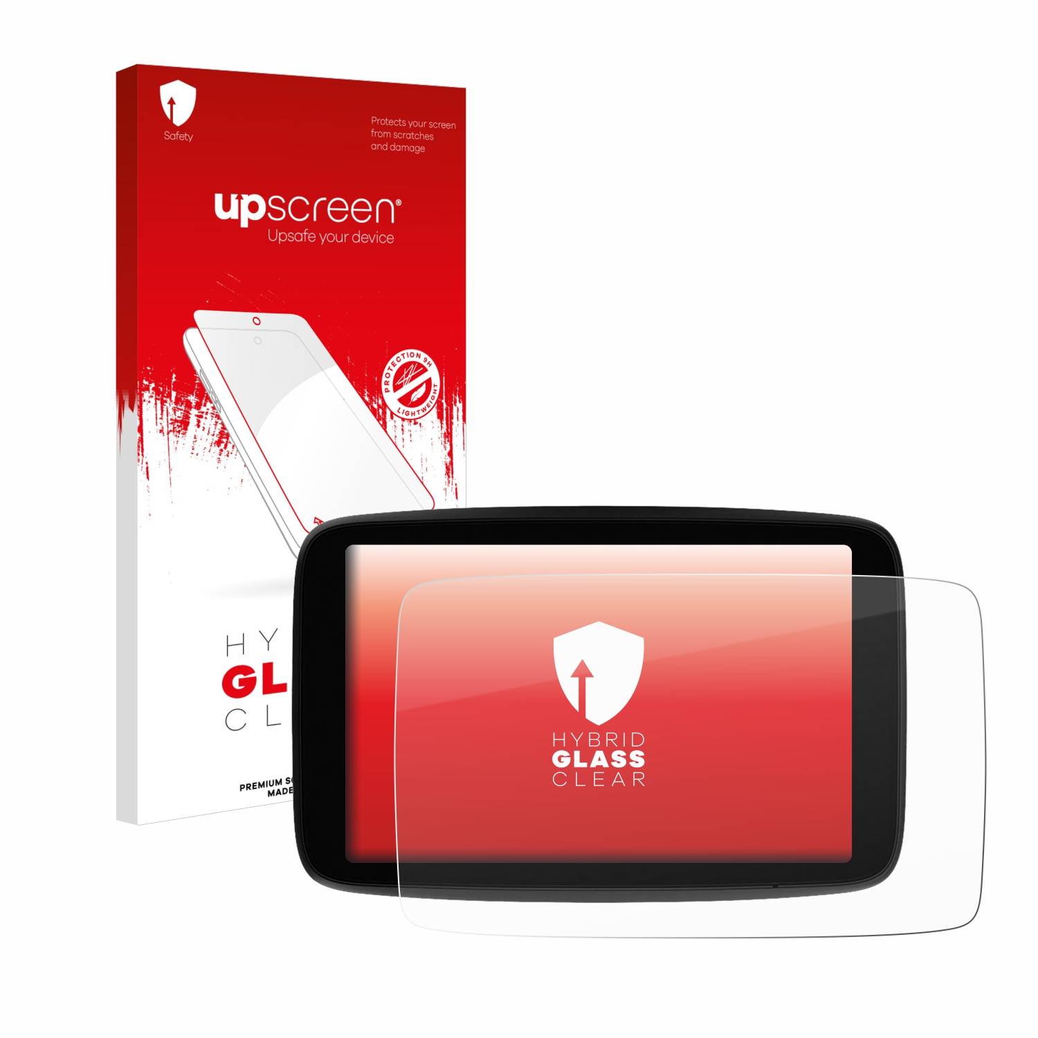 upscreen Hybrid Glas Panzer-Folie für TomTom GO Expert Plus 7
