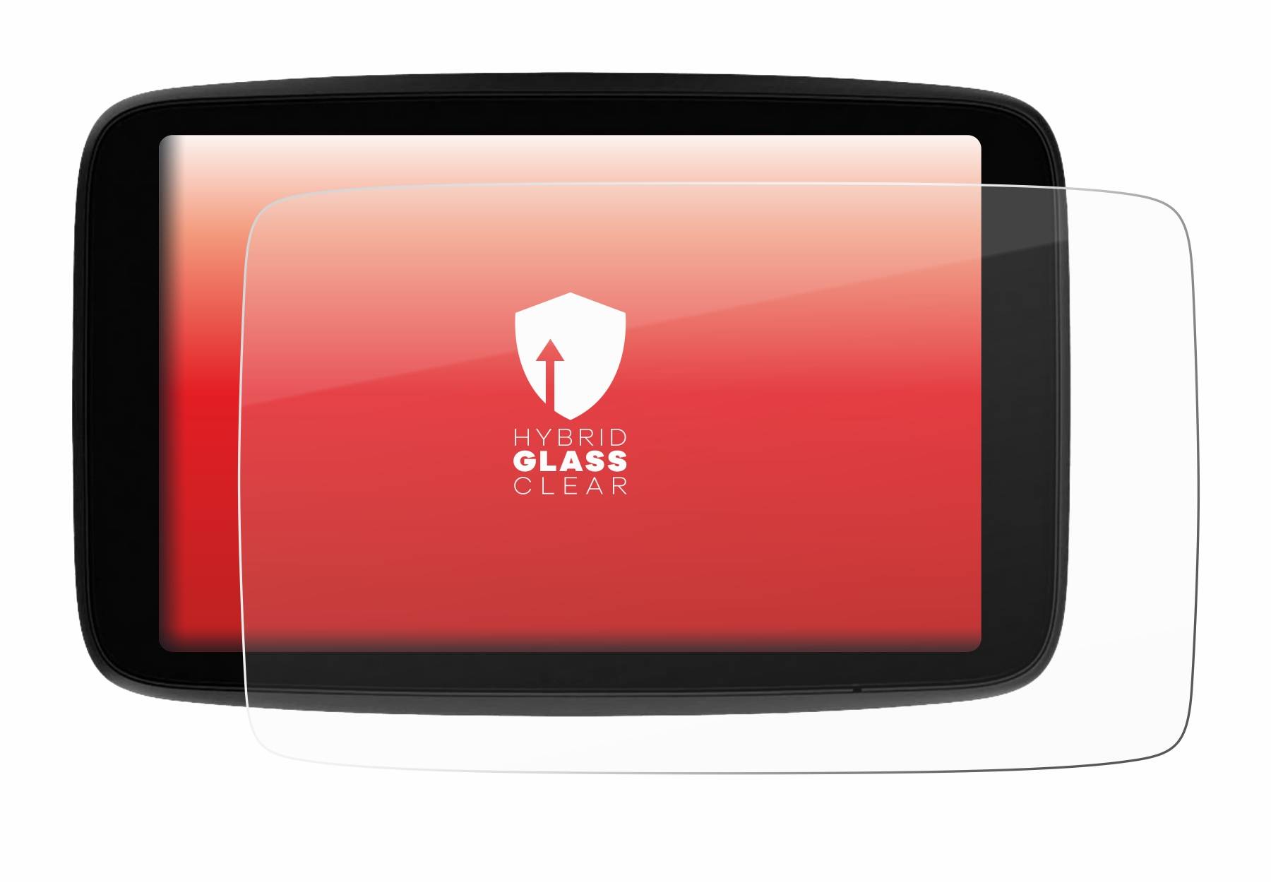 upscreen Hybrid Glas Panzer-Folie für TomTom GO Expert Plus 7