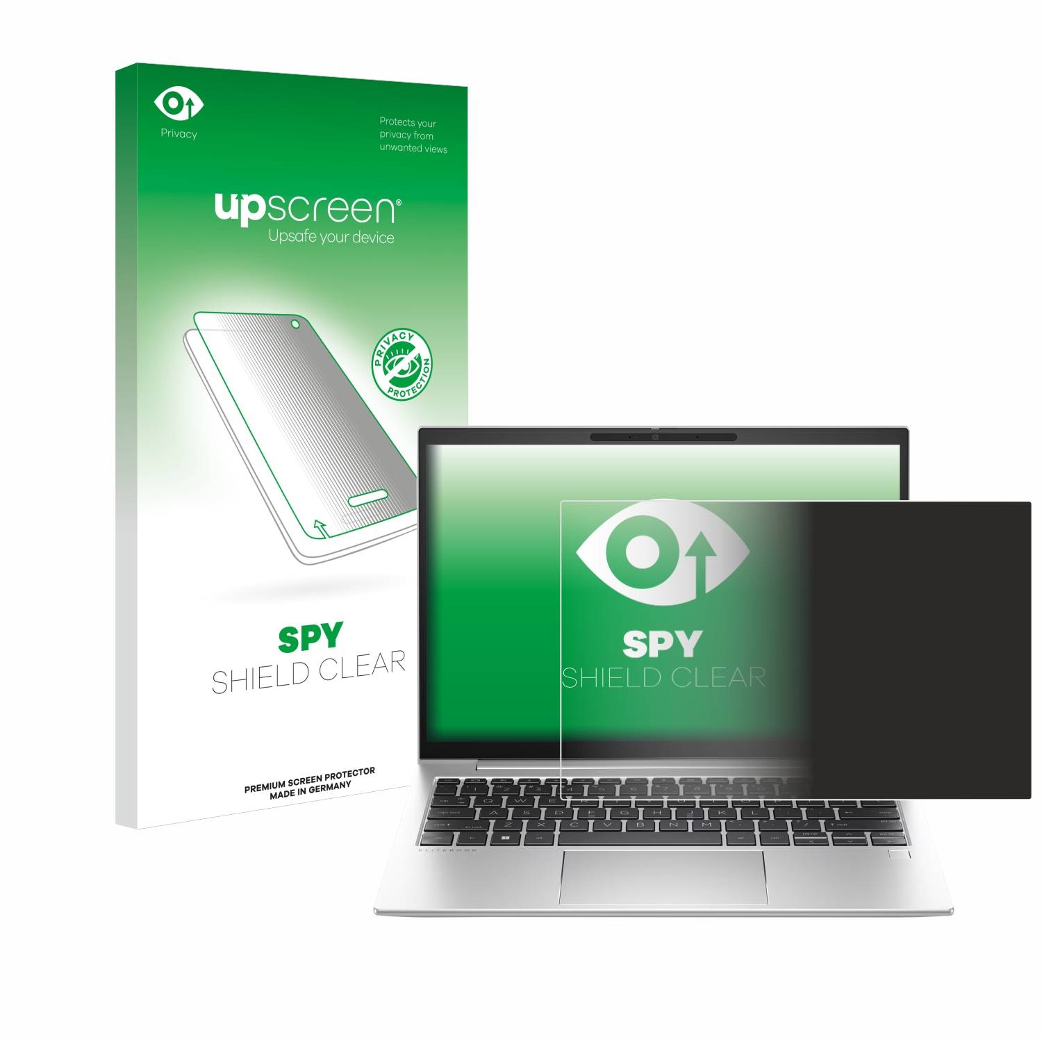 upscreen Spy Shield Sichtschutz-Folie für HP EliteBook 830 G10 Laptop-PC