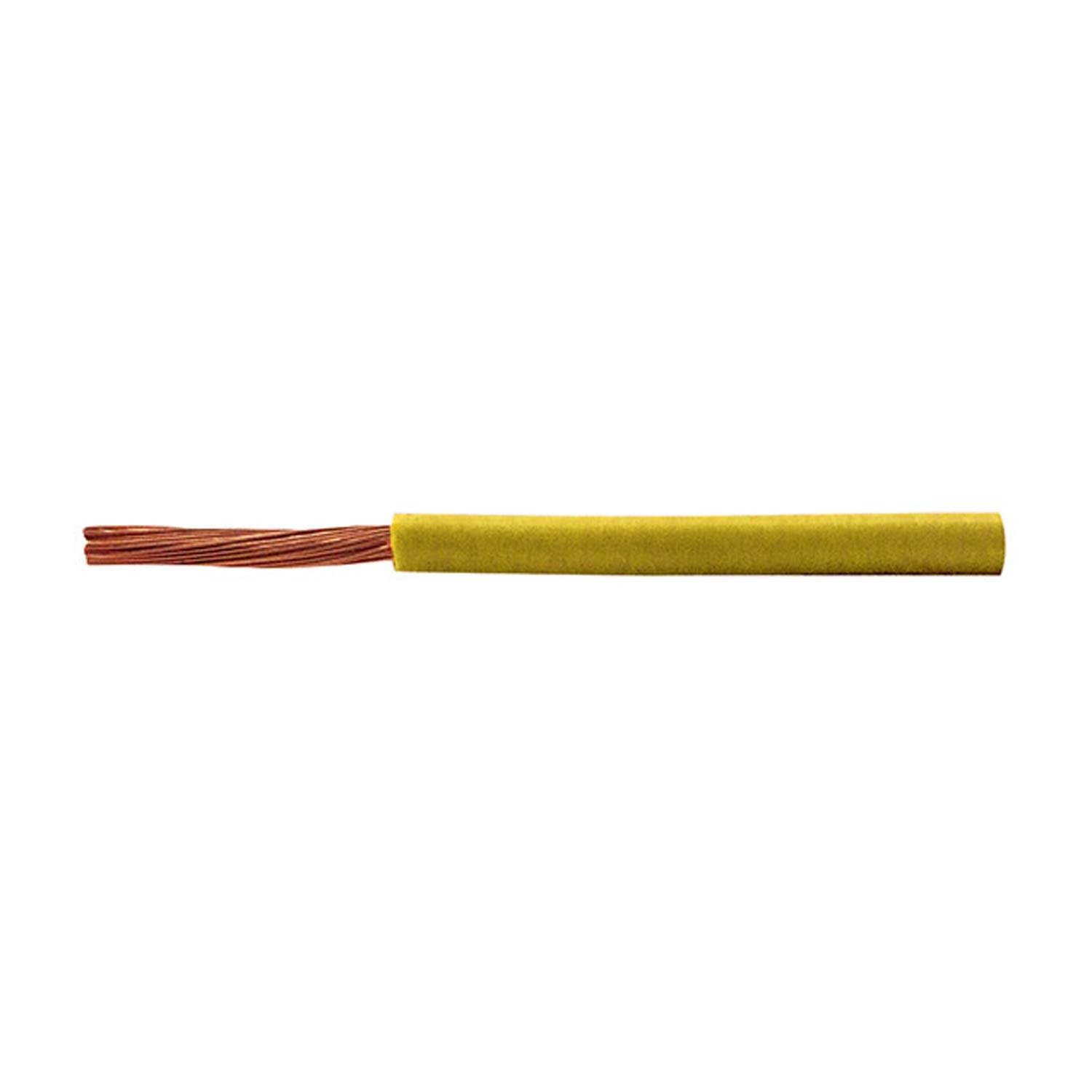 29089 HELU KABEL (H)05V-K - (X05V-K) 1X0,5mm² YE (gelb) Einzelader PVC gelb AD 2,5mm VPE 100,0 Meter Nennspannung Uo/U
