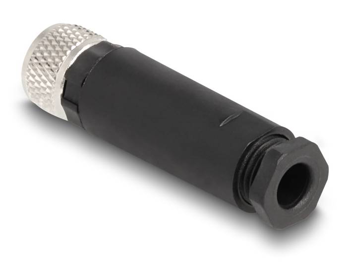 Delock Netzwerkanschluss - 3-poliger M8 (W) - zu 3-polige Schraubklemme (W) - 12