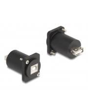 Delock USB-Adapter - USB (W) D-Typ zu USB Typ B (W) - D-Typ - Schwarz