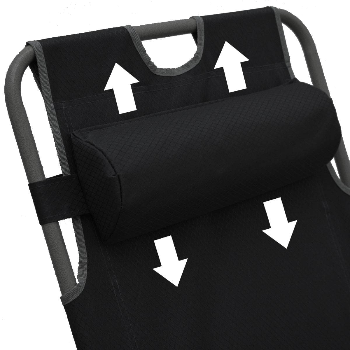 178x65 Garten Liegestuhl Klappbar - Outdoor Relaxliege Gartenstuhl Campingliege