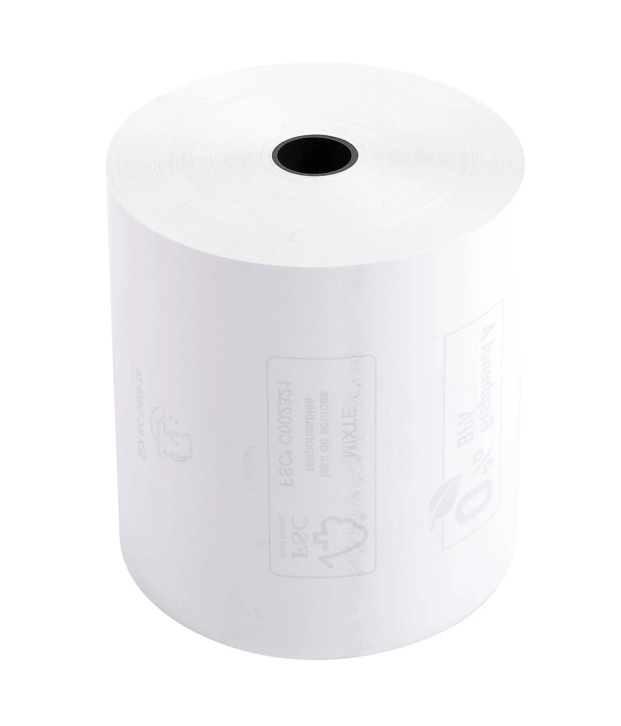 Exacompta 48x 1-lagige thermische Kassenrolle 48g 80x70 mm L: 72 mm Weiß 43821E
