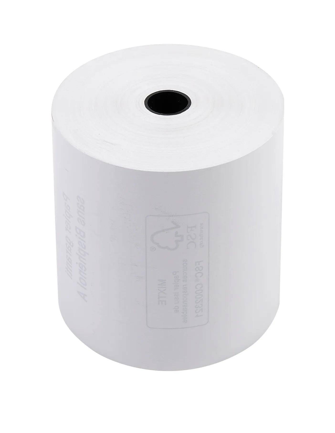 Exacompta 30x 1-lagige thermische Kassenrolle 48g 80x72mm 76m Weiß 43817E