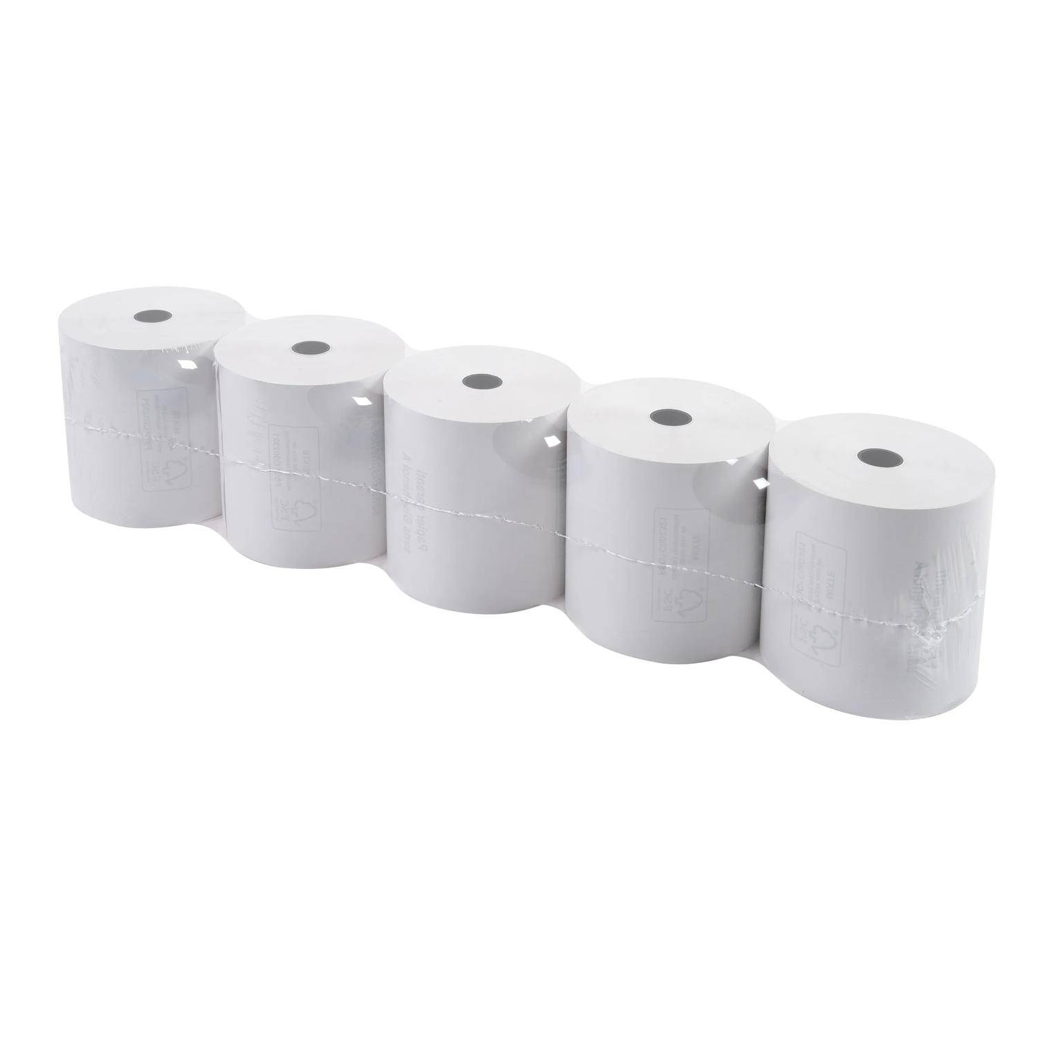 Exacompta 30x 1-lagige thermische Kassenrolle 48g 80x72mm 76m Weiß 43817E