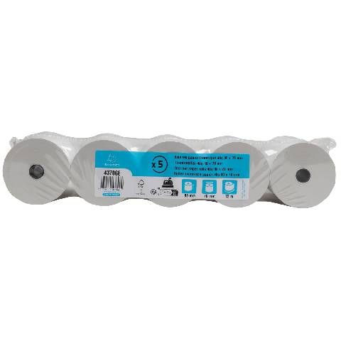 Exacompta 20x Rolle 1-lagig thermisch Kasse 55g B: 80mm L: 172m Weiß 43706E